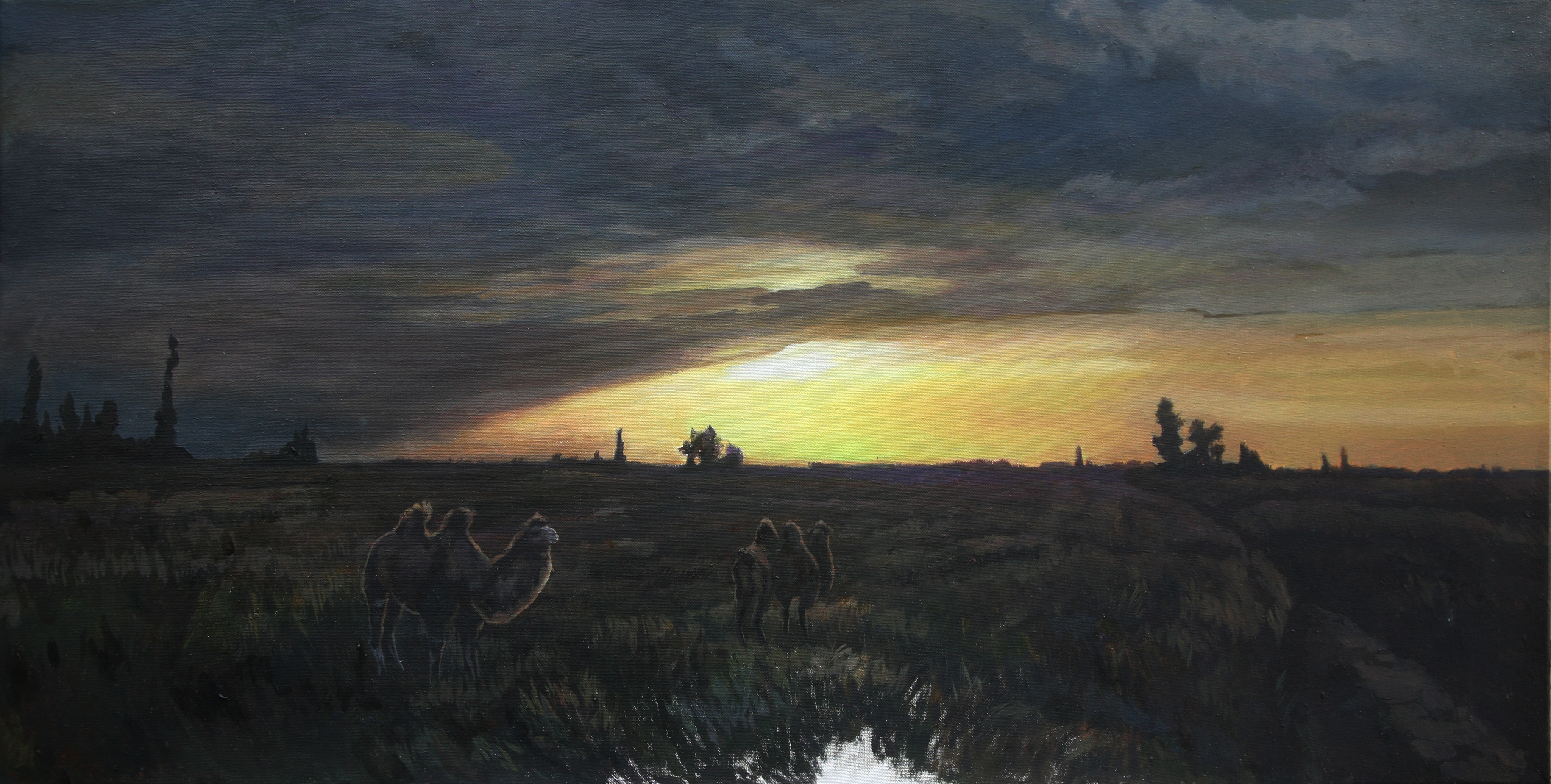 Where is the fading glow? Sand and wind care not for way back.