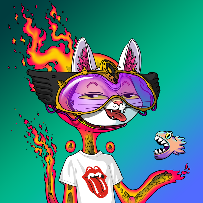 Alien Cat #1983