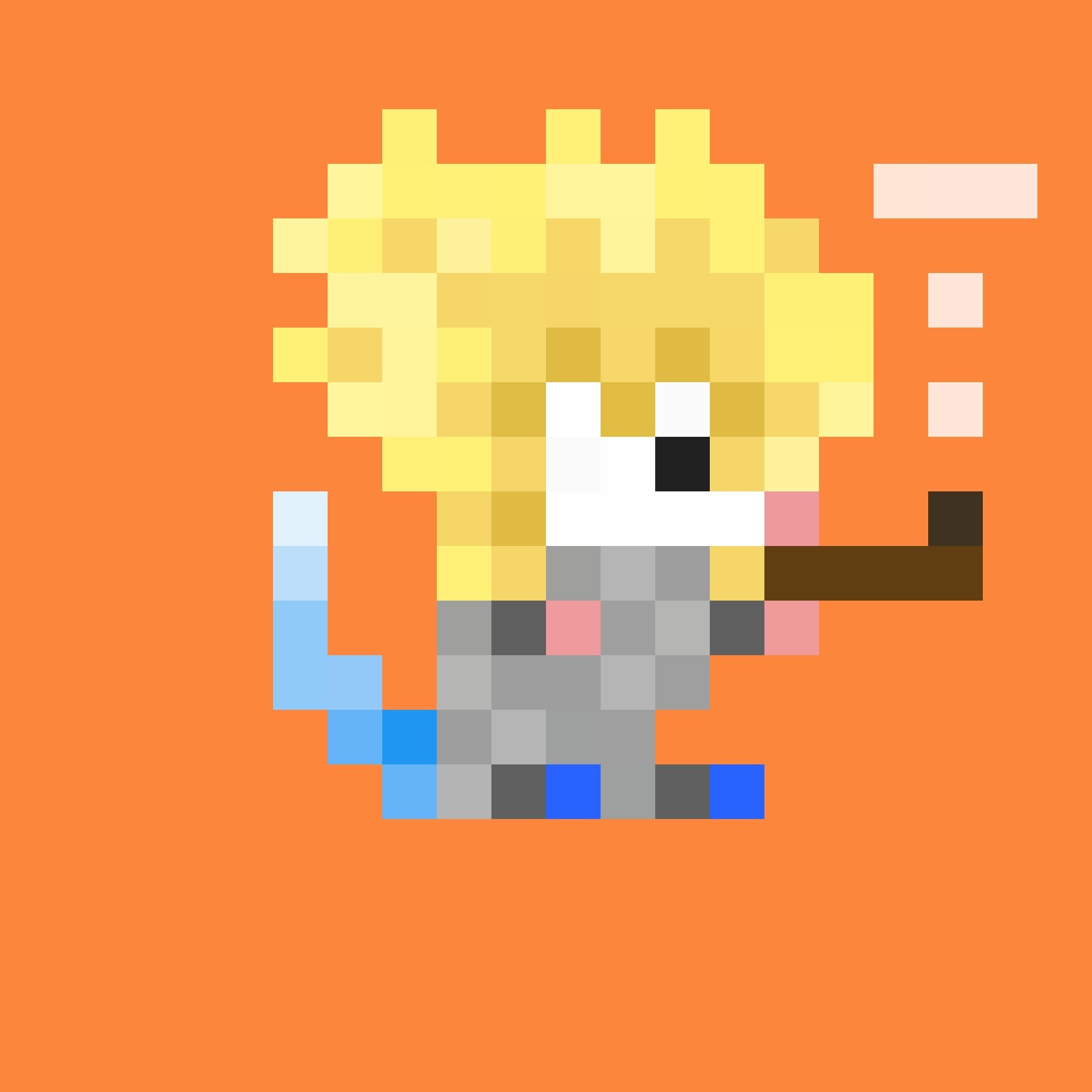Tiny Punk Opossum #1010
