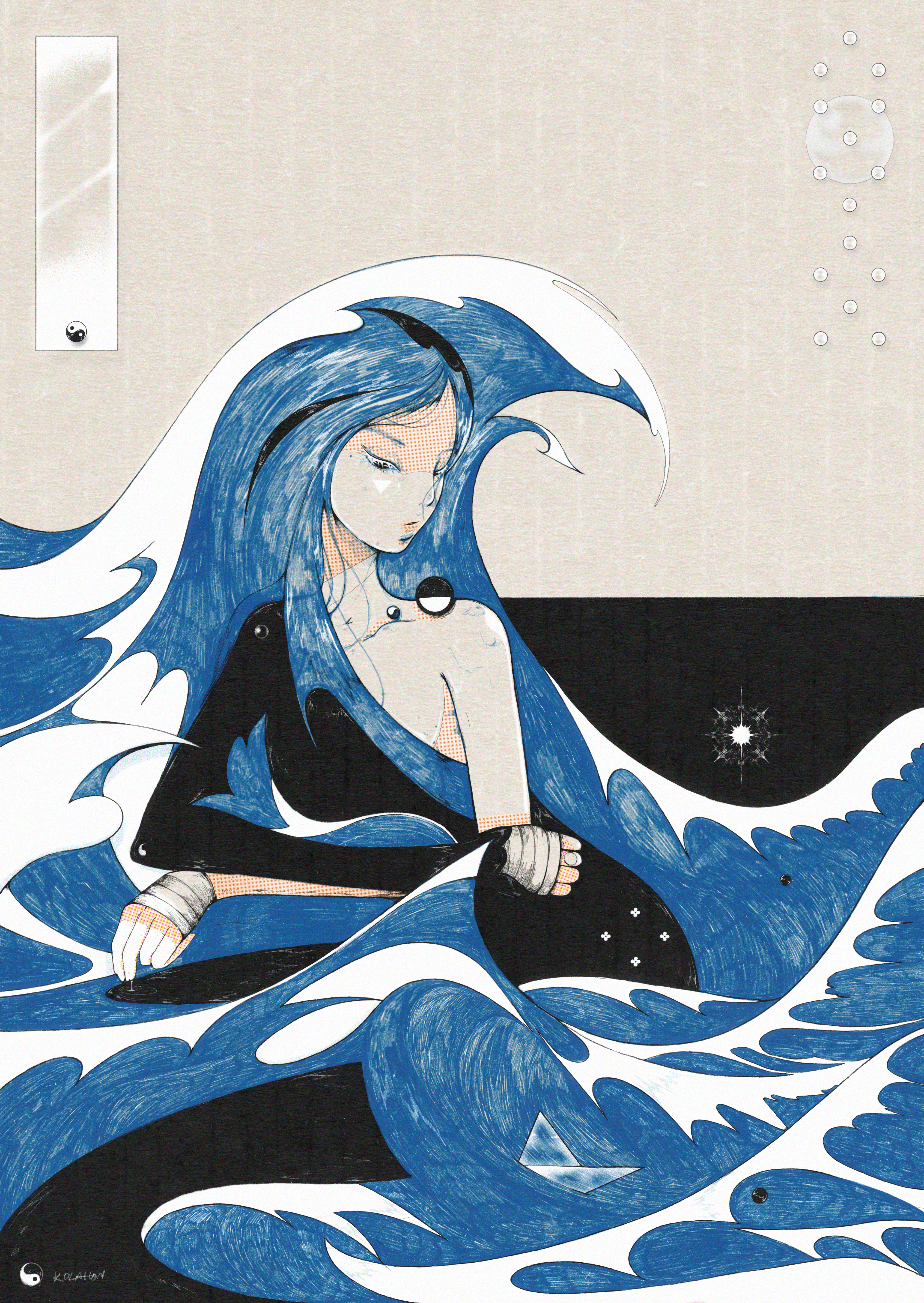 𝐩𝐫𝐨𝐜𝐞𝐬𝐬 𝐨𝐟 "𝐬𝐭𝐢𝐥𝐥𝐧𝐞𝐬𝐬 𝐨𝐟 𝐭𝐡𝐞 𝐠𝐫𝐞𝐚𝐭 𝐰𝐚𝐯𝐞"