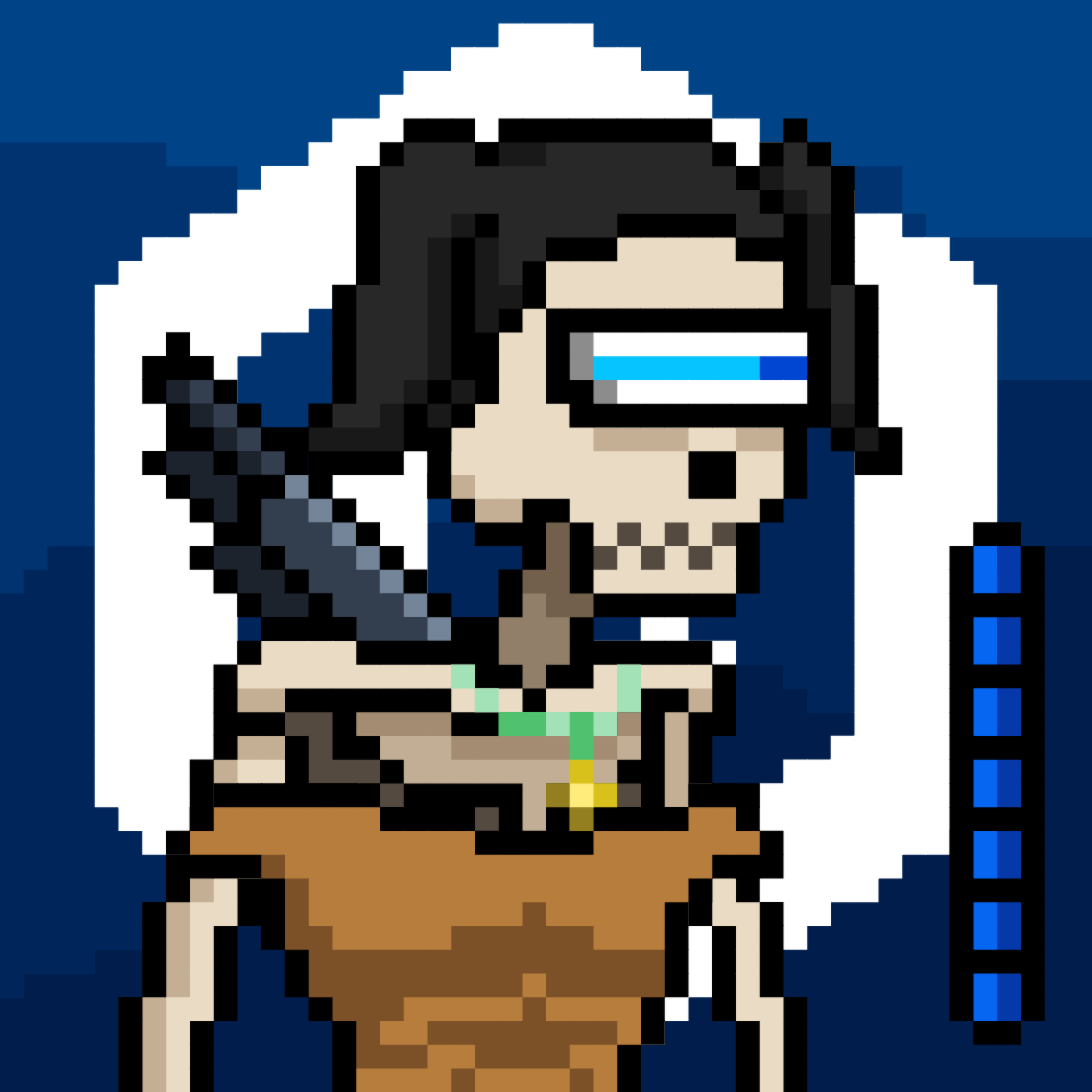 Ordinal Ladies Skull #6270