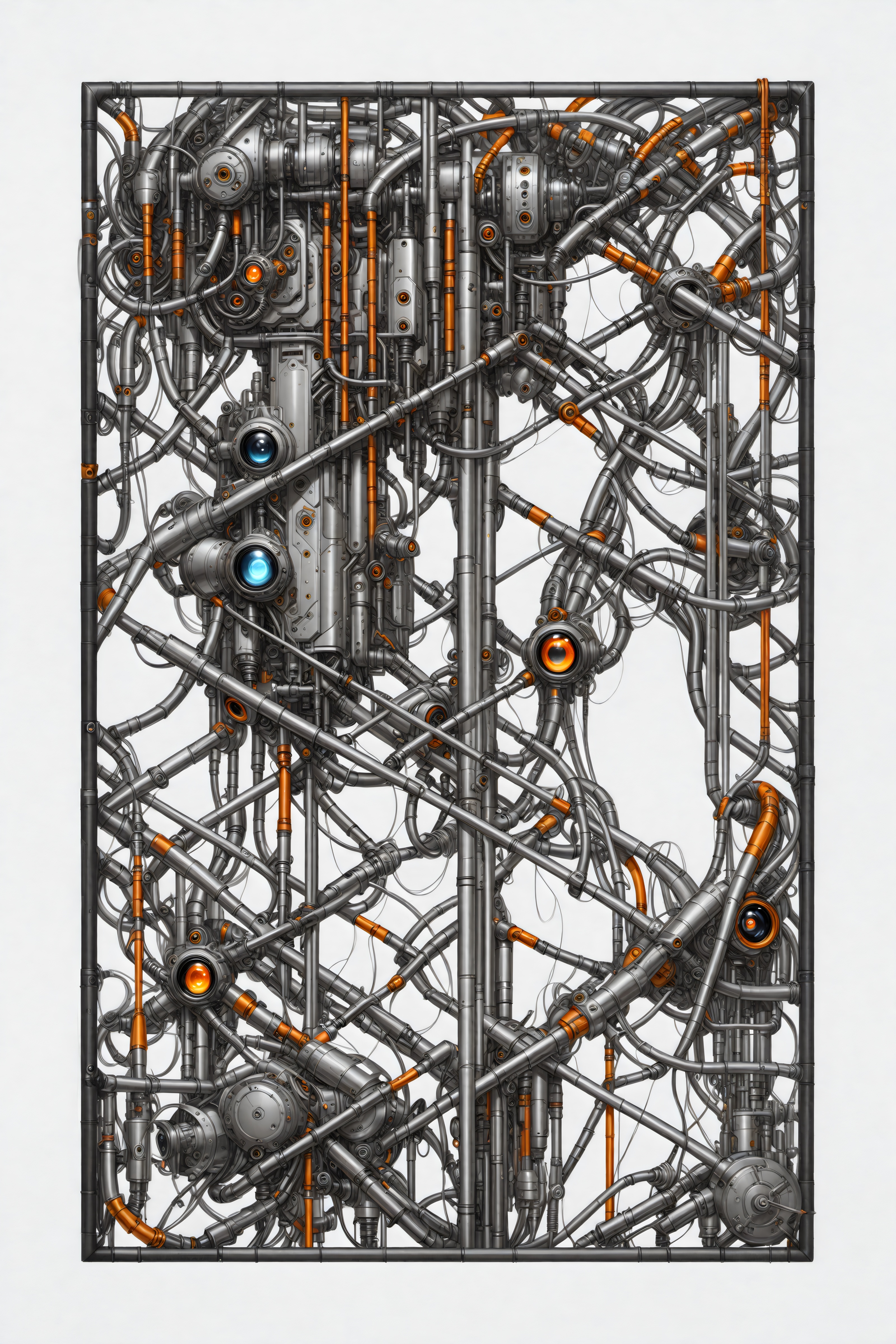 UBK #141 Orange Insects