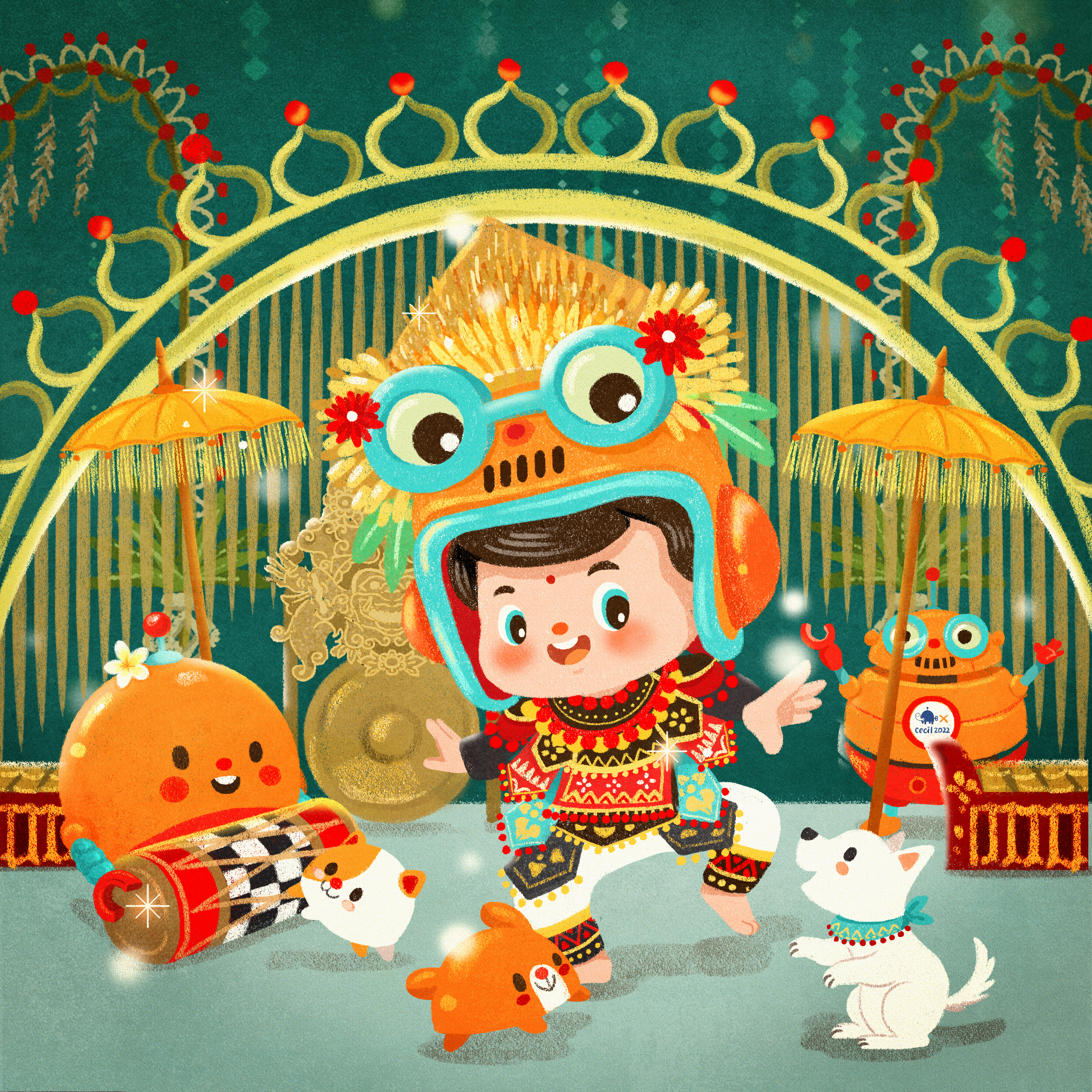 Tari Baris Tunggal - owangeboy on holiday in bali