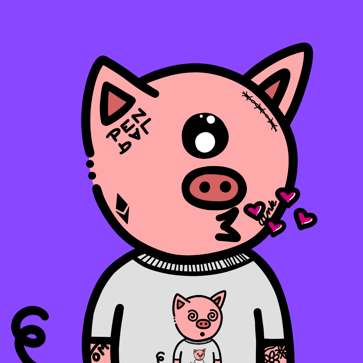 Piggies on the Farm #2404