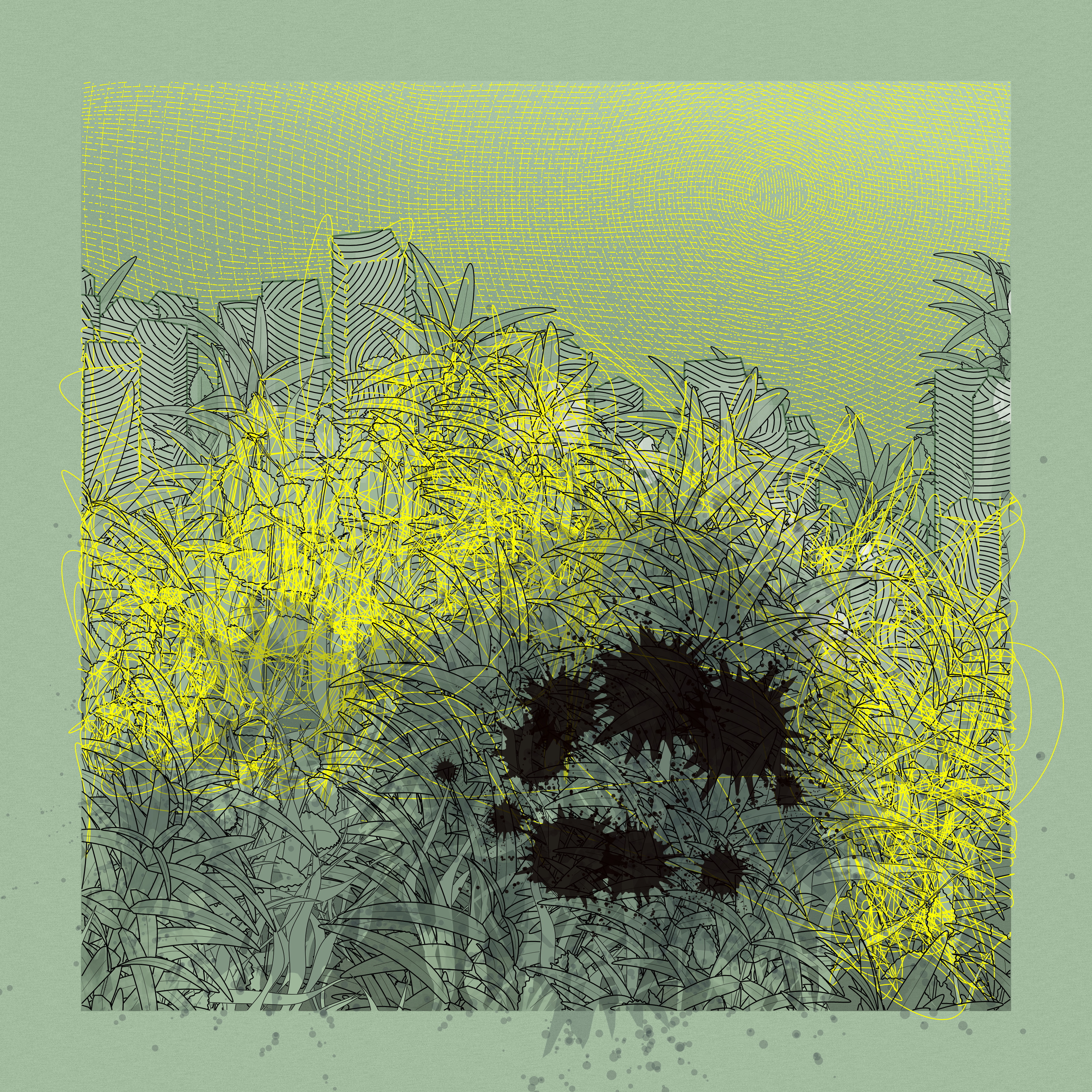 Landscape with Carbon Capture #3