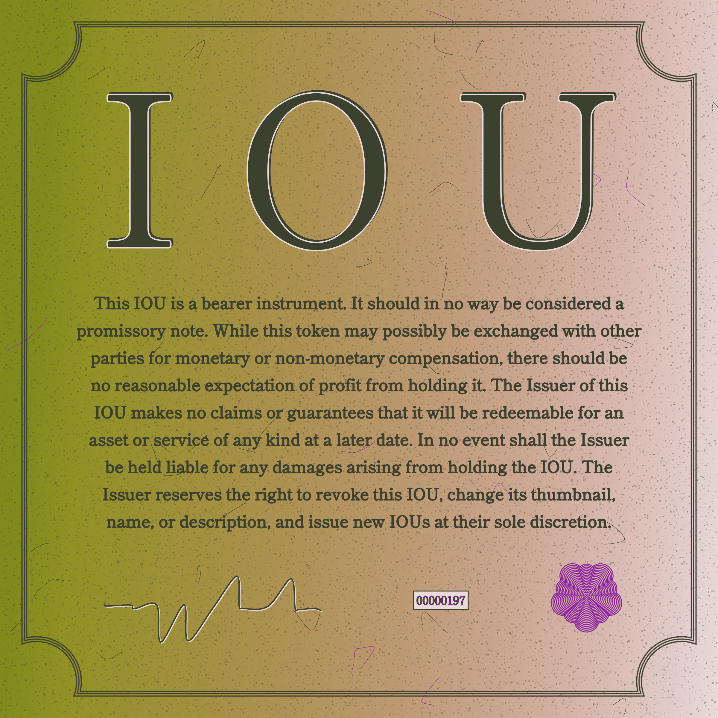 IOU #197