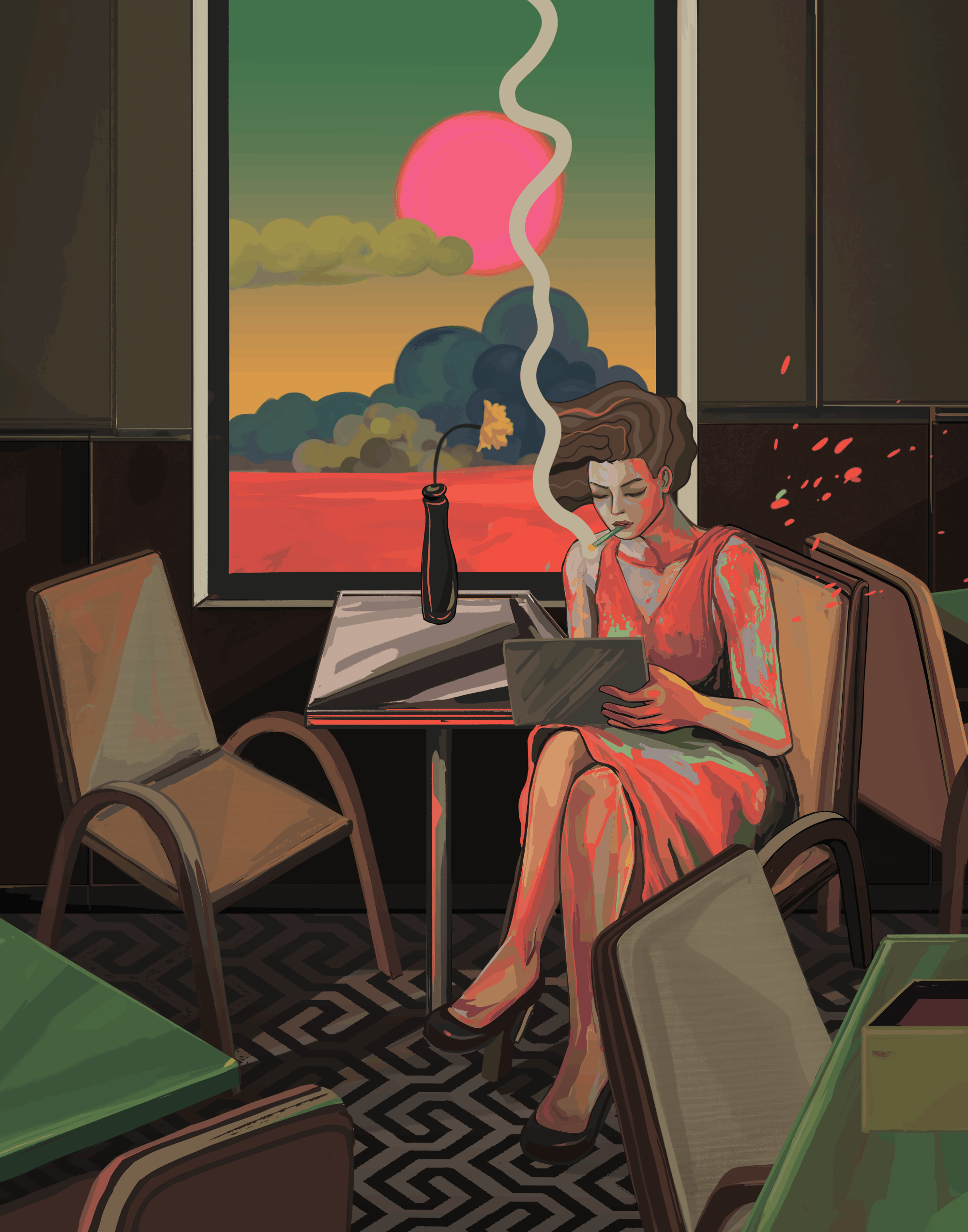 Indication of Red: Advance