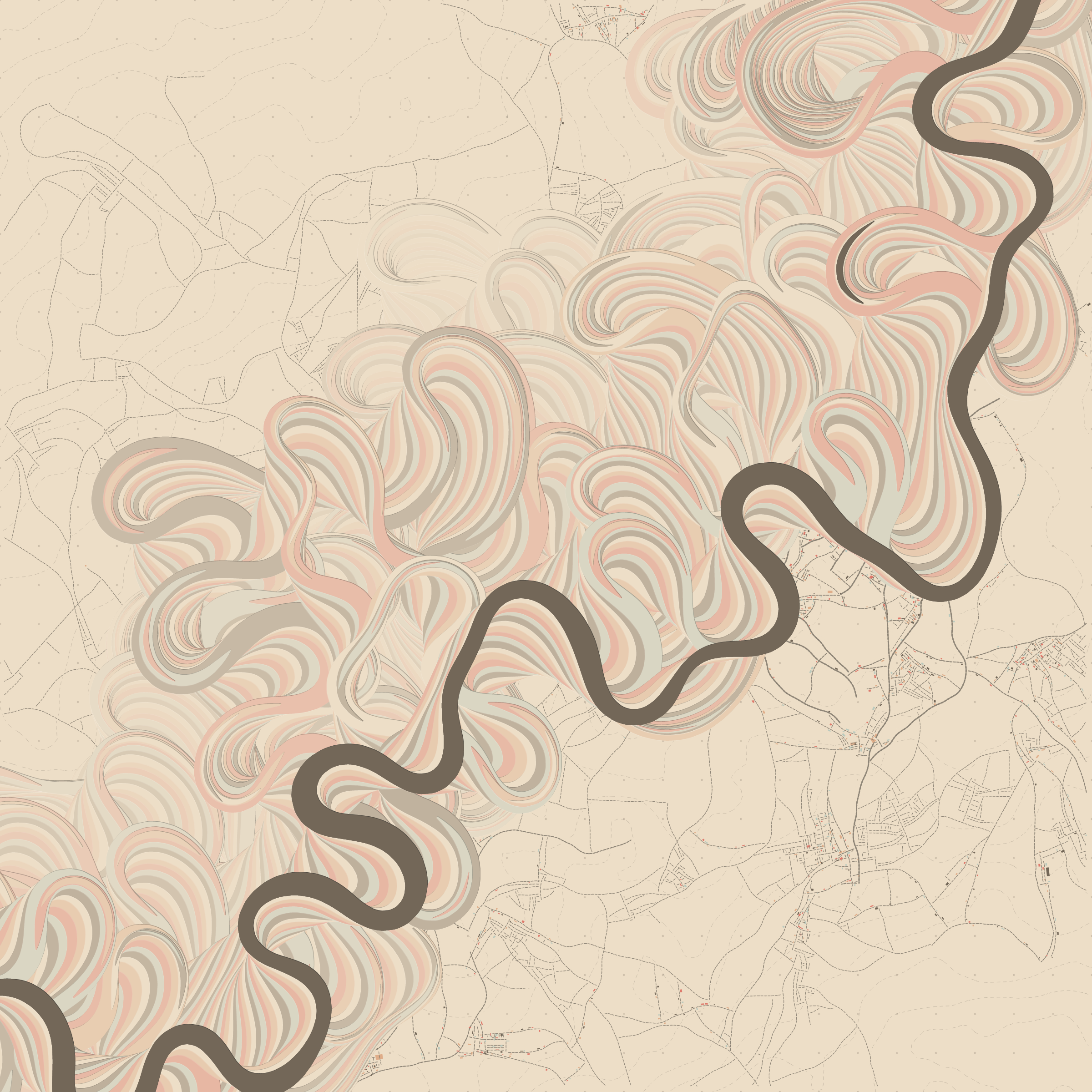Ancient Courses of Fictional Rivers #121