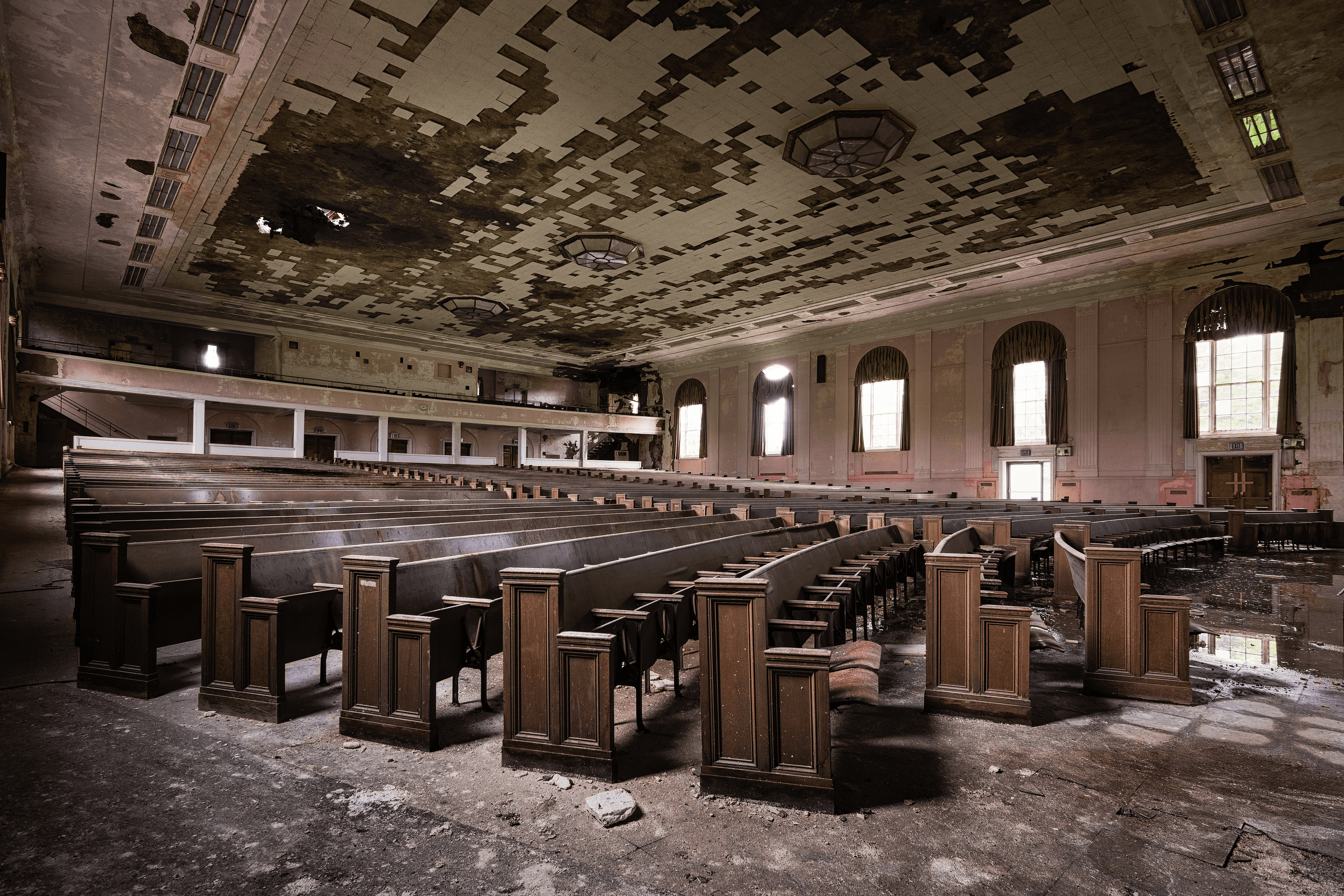 USA - Abandoned Hospital Auditorium