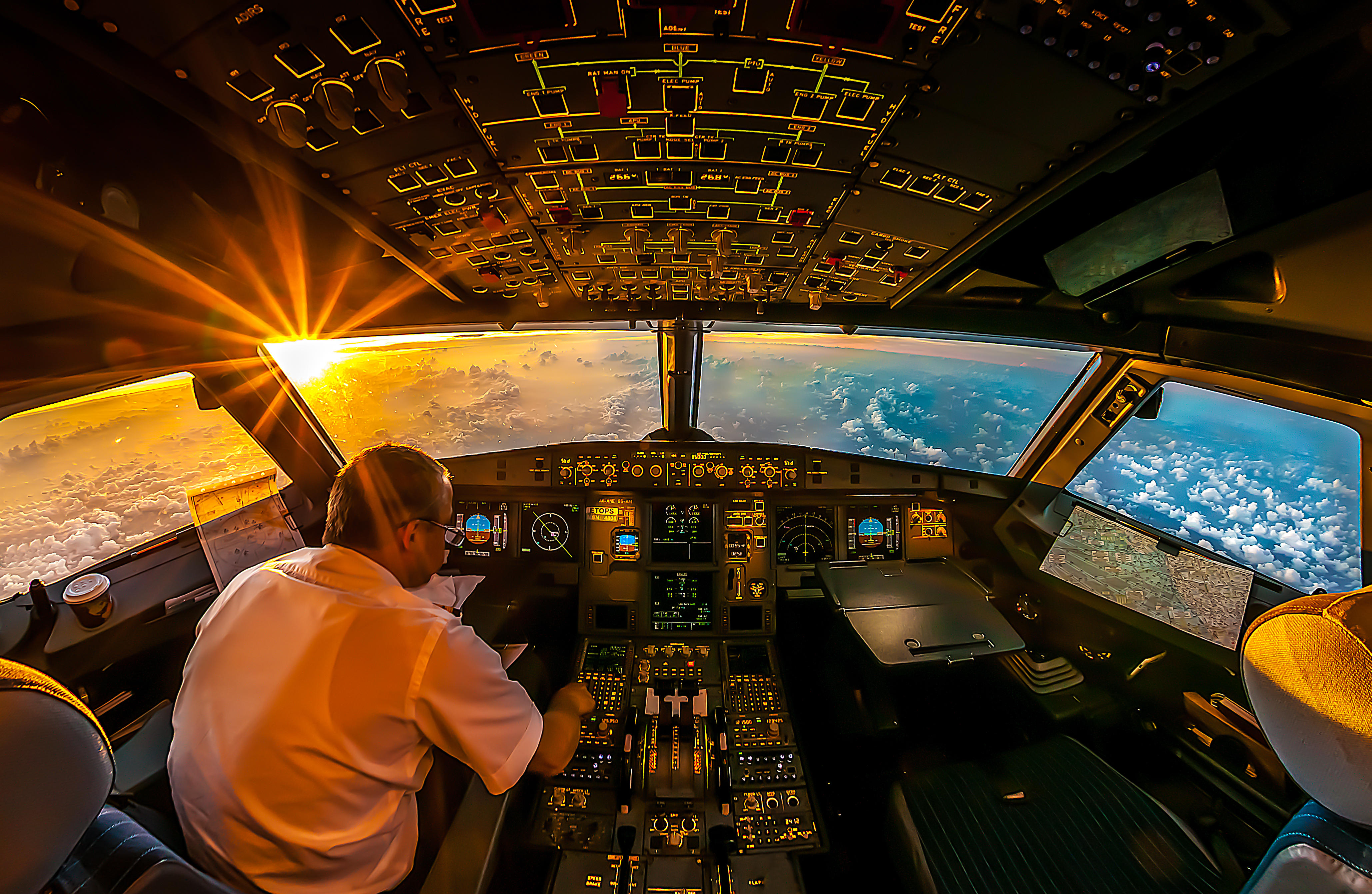 Sunrise In The Office