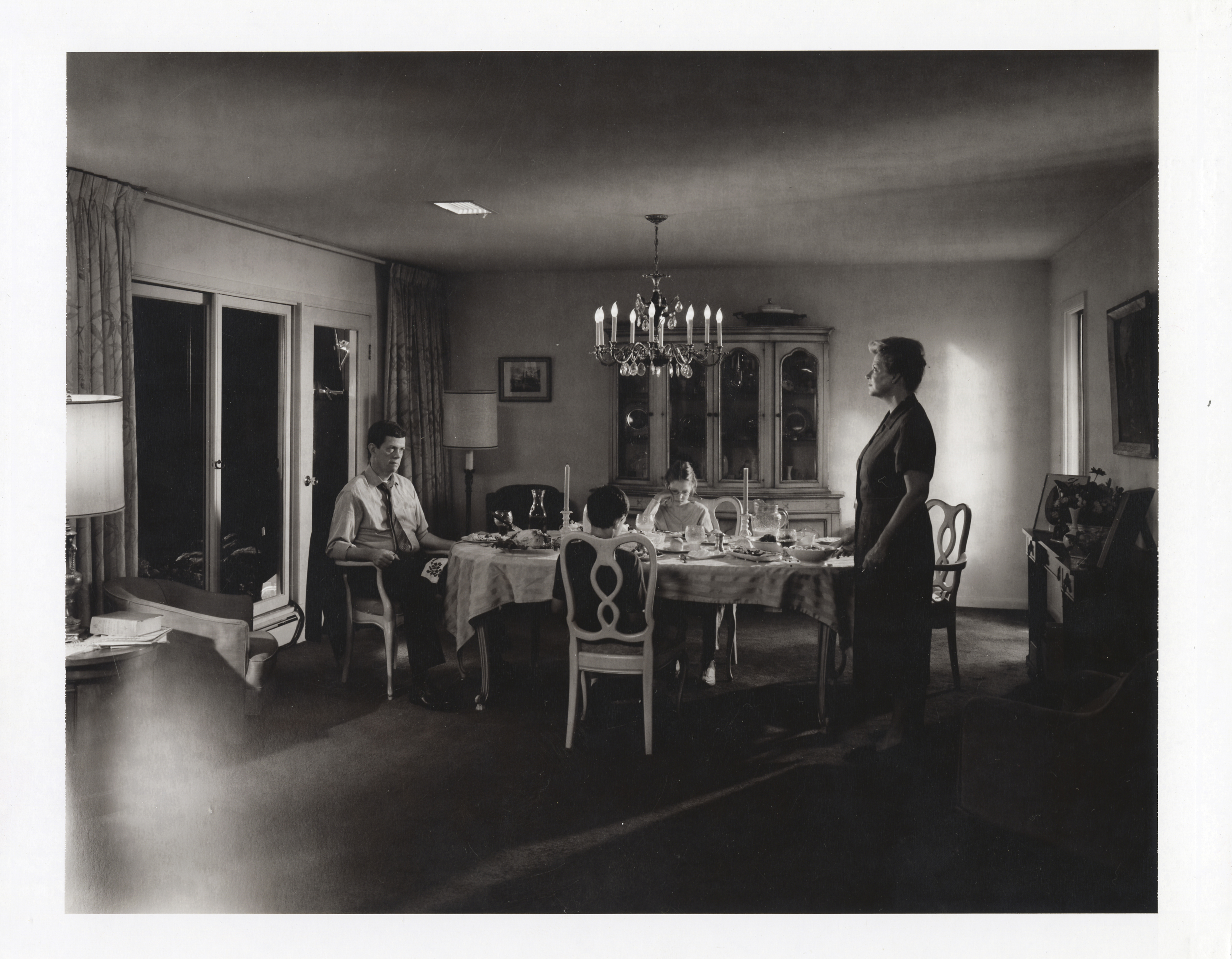 Dream House, 2002, [Baker Dining Room] 8 x 10 Black and White Polaroid Study [No. 3]