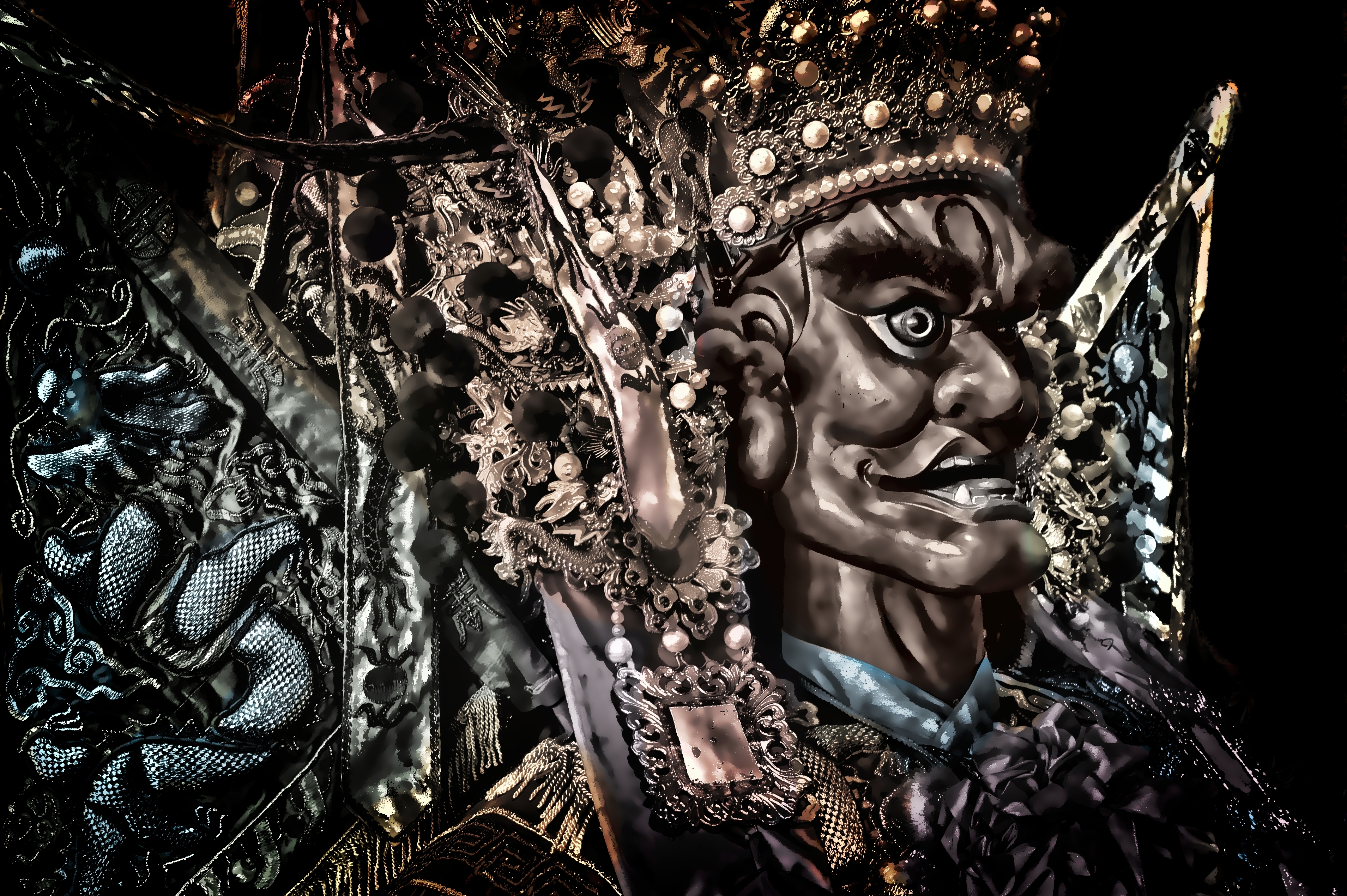 One of the four Taoist Marshals, Marshal Wen - Chinese Deities 5