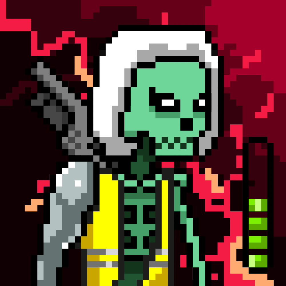 Ordinal Ladies Skull #6281