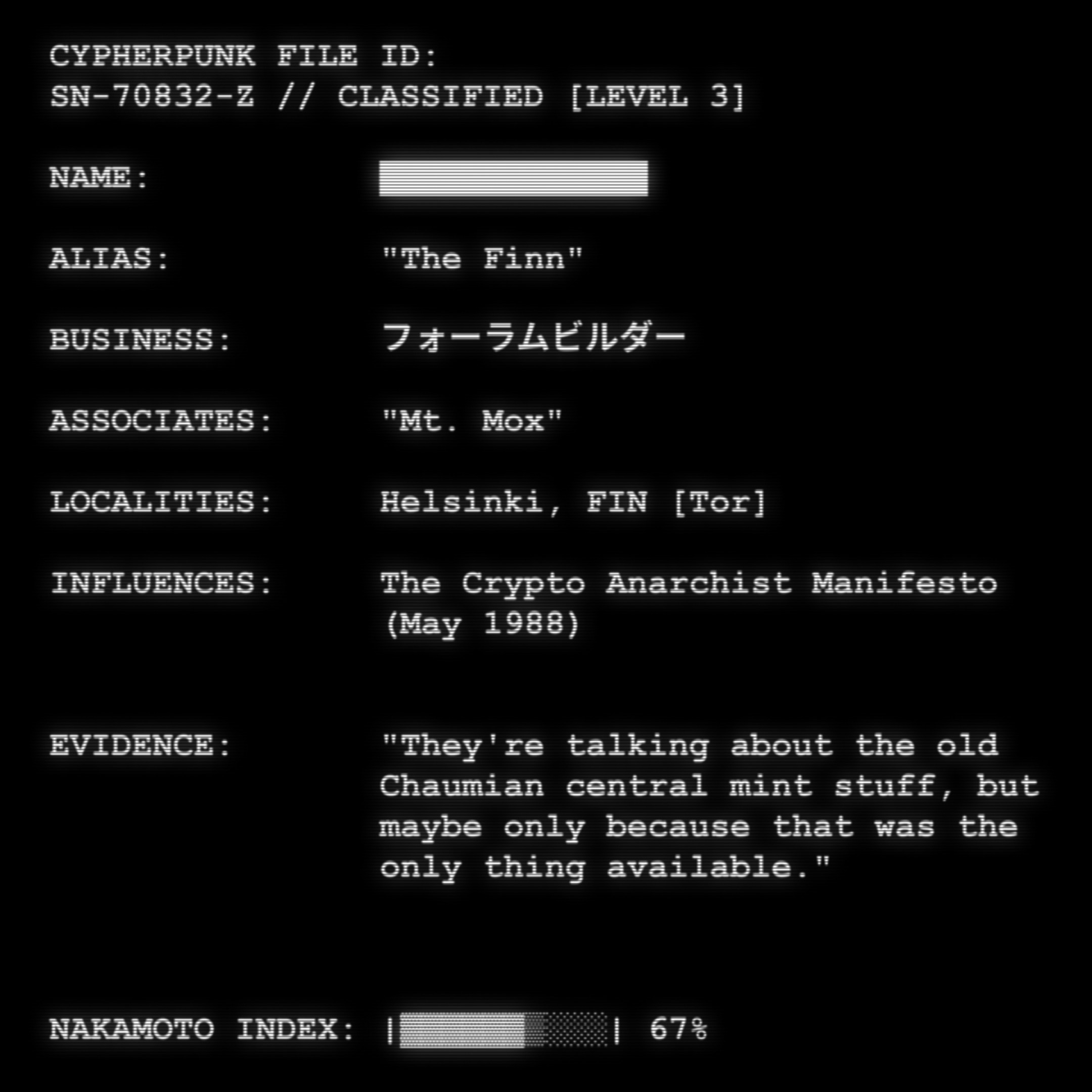CYPHERPUNK FILES #206
