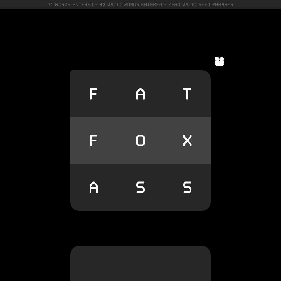 vvords, Set 026, Ed. 4