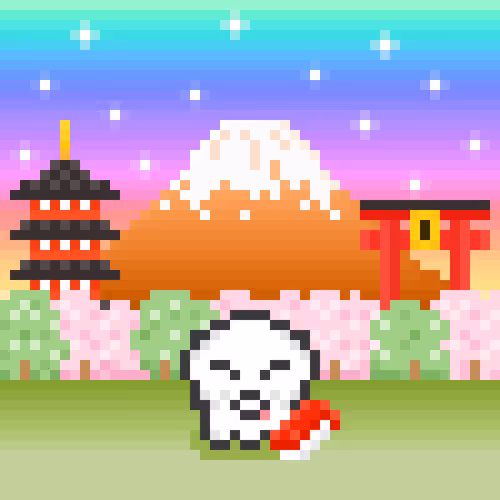 Joi Ito × Kawaii SKULL Collection Mt Fuji #63