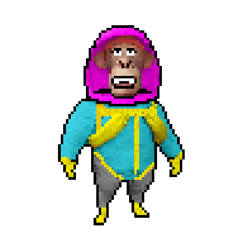 Pixel Radioactive Ape #249