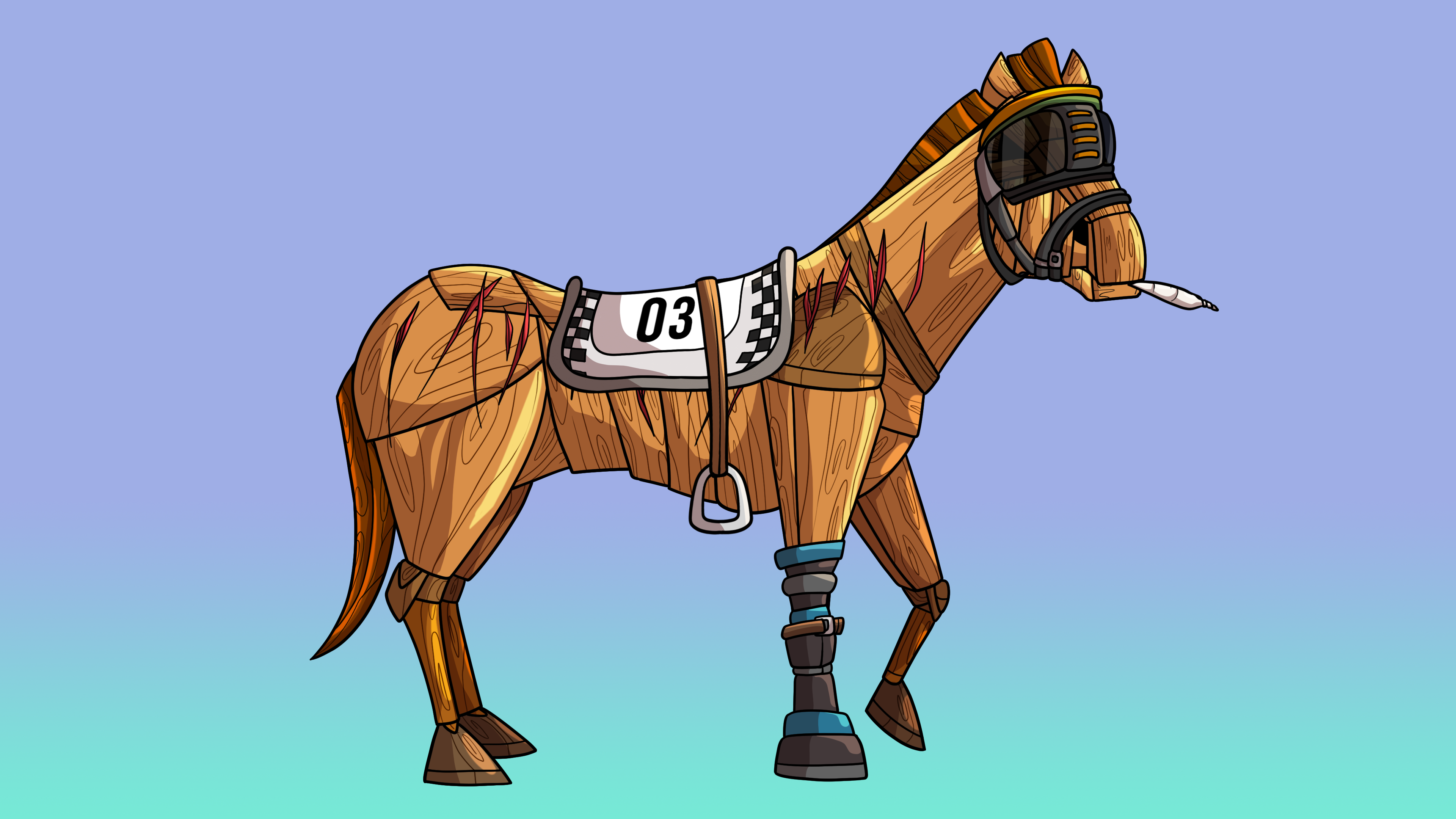 Glue Factory Horse #5866