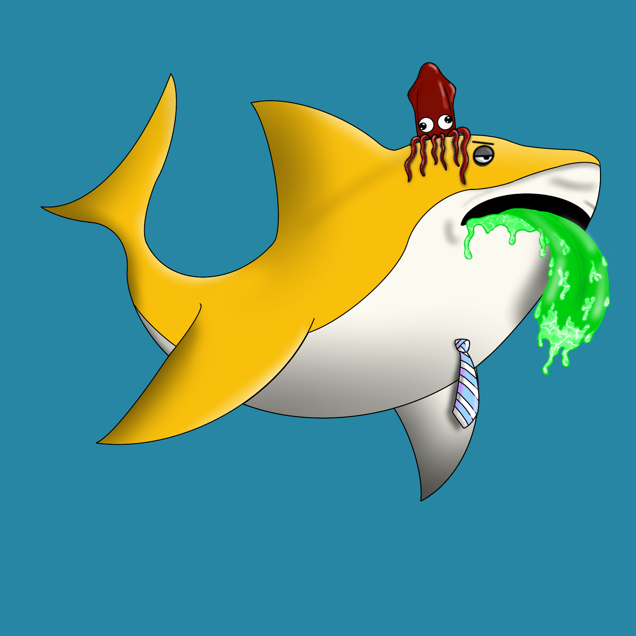 Wavy Shark #1845