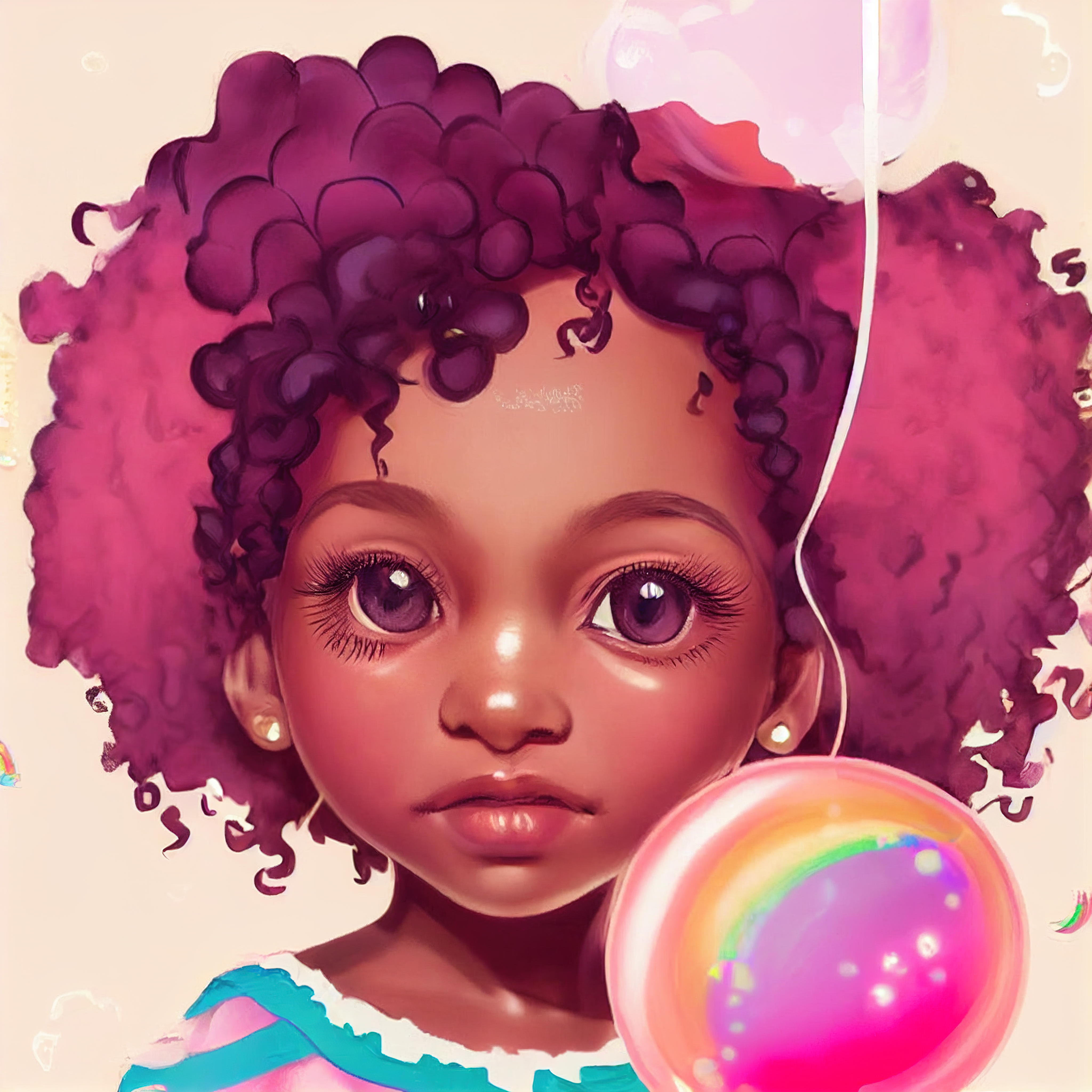 Girl with candy