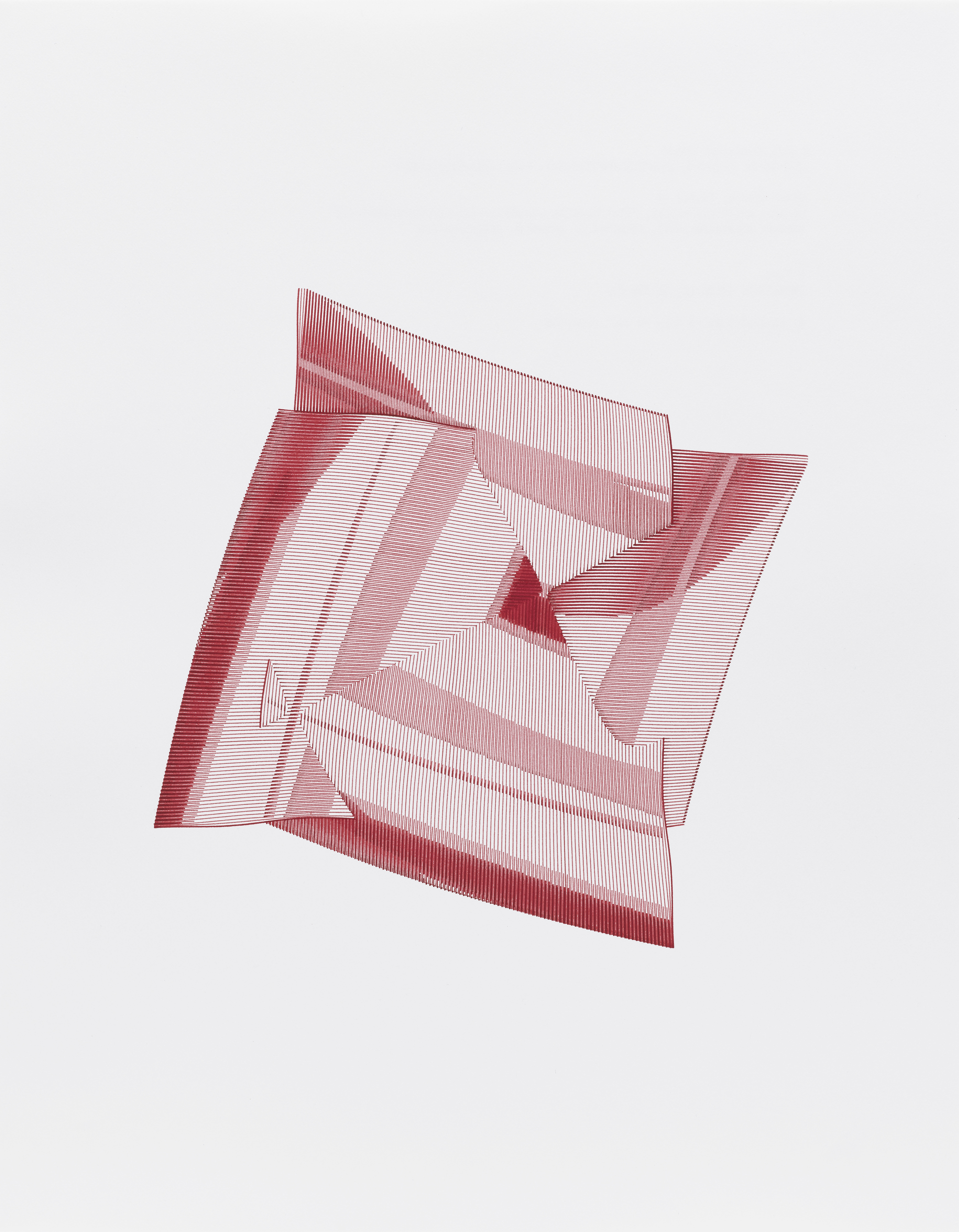 Ribbons: Two Sheets in Red