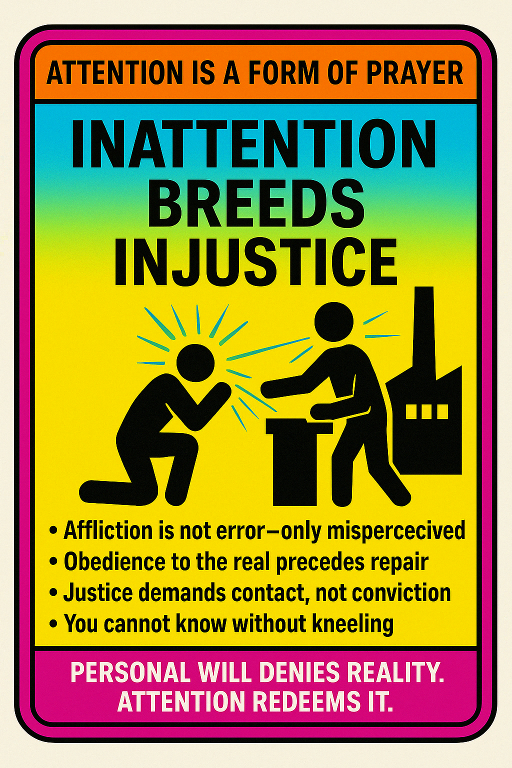 Inattention Breeds Injustice