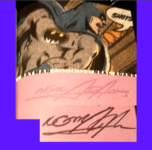 Batman 2013 Novel Signed Illustrated By Neal Adams #11