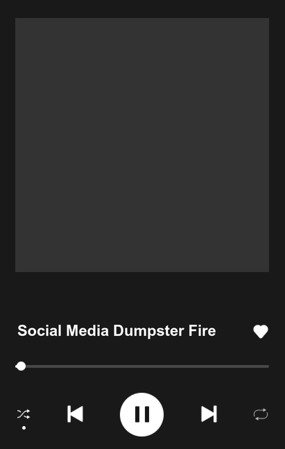 Social Media Dumpster Fire
