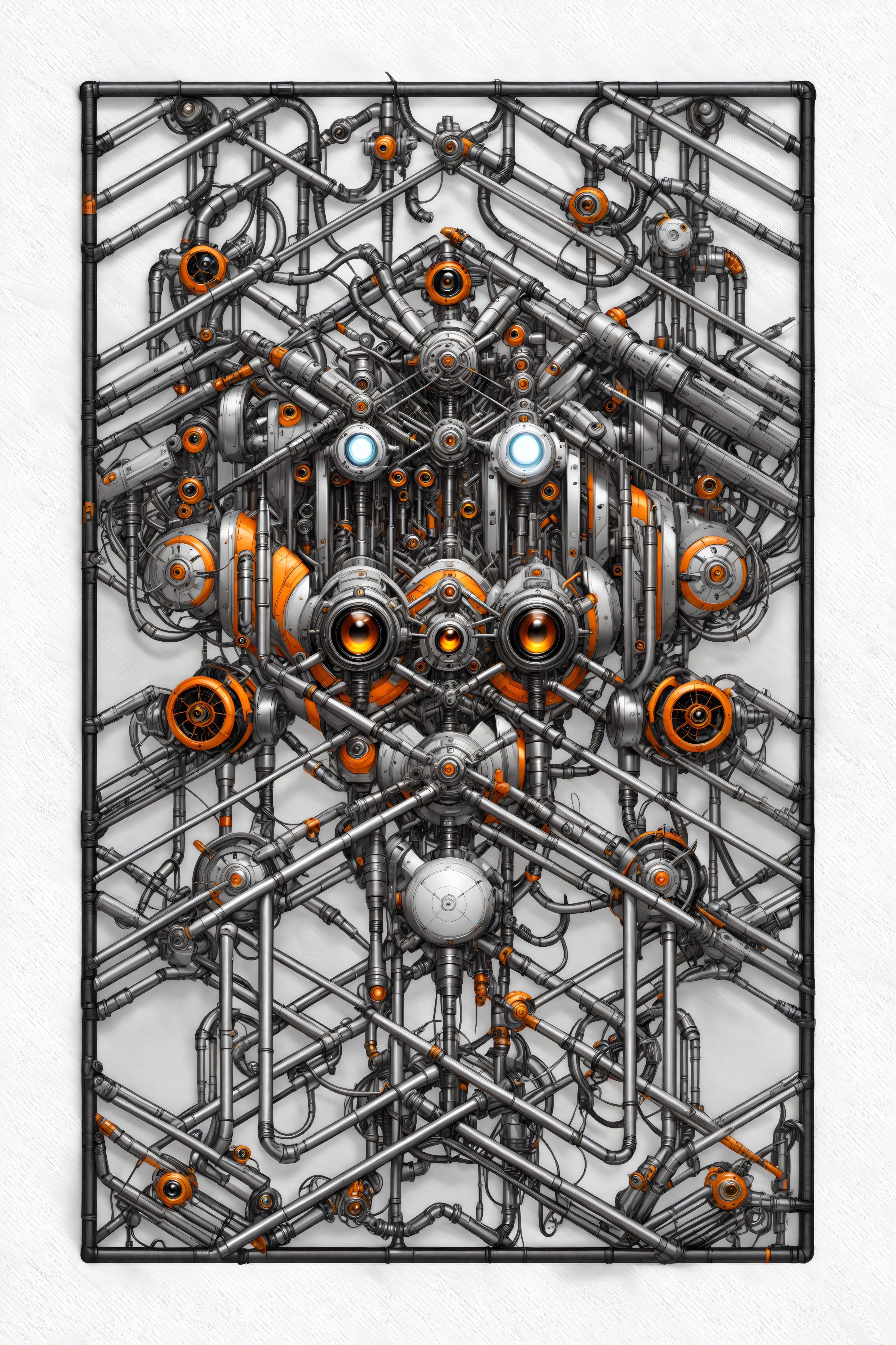 UBK #119 Orange Insects