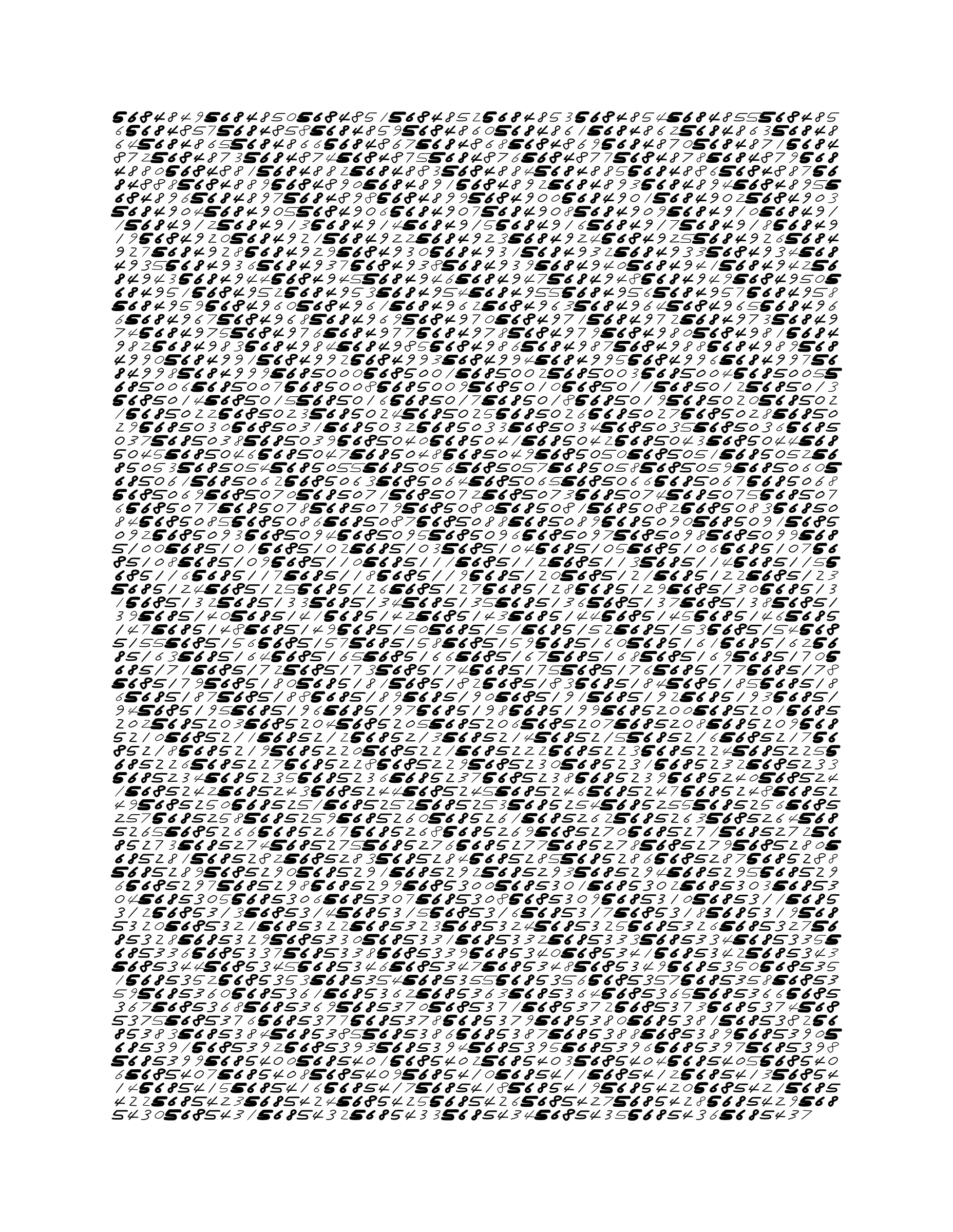 Endless (5,607,250 to Infinity) #249