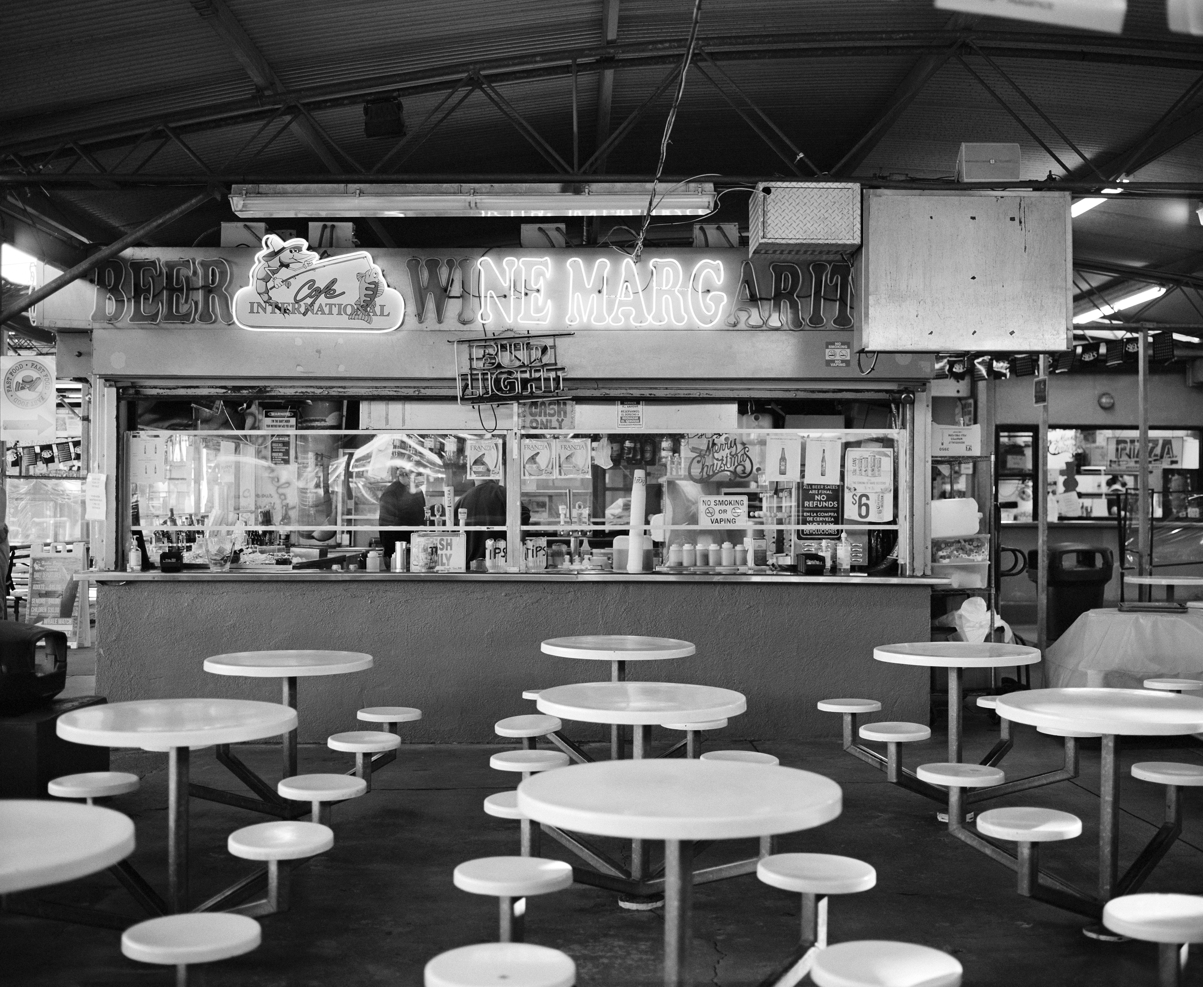 THE VILLAGE #52 EMPTY TABLES by Deanna Templeton