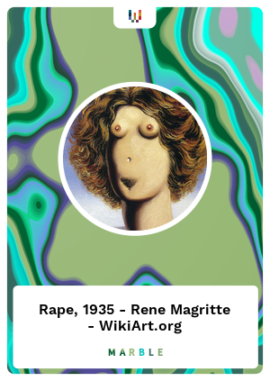 Rape, 1935 - Rene Magritte - WikiArt.org