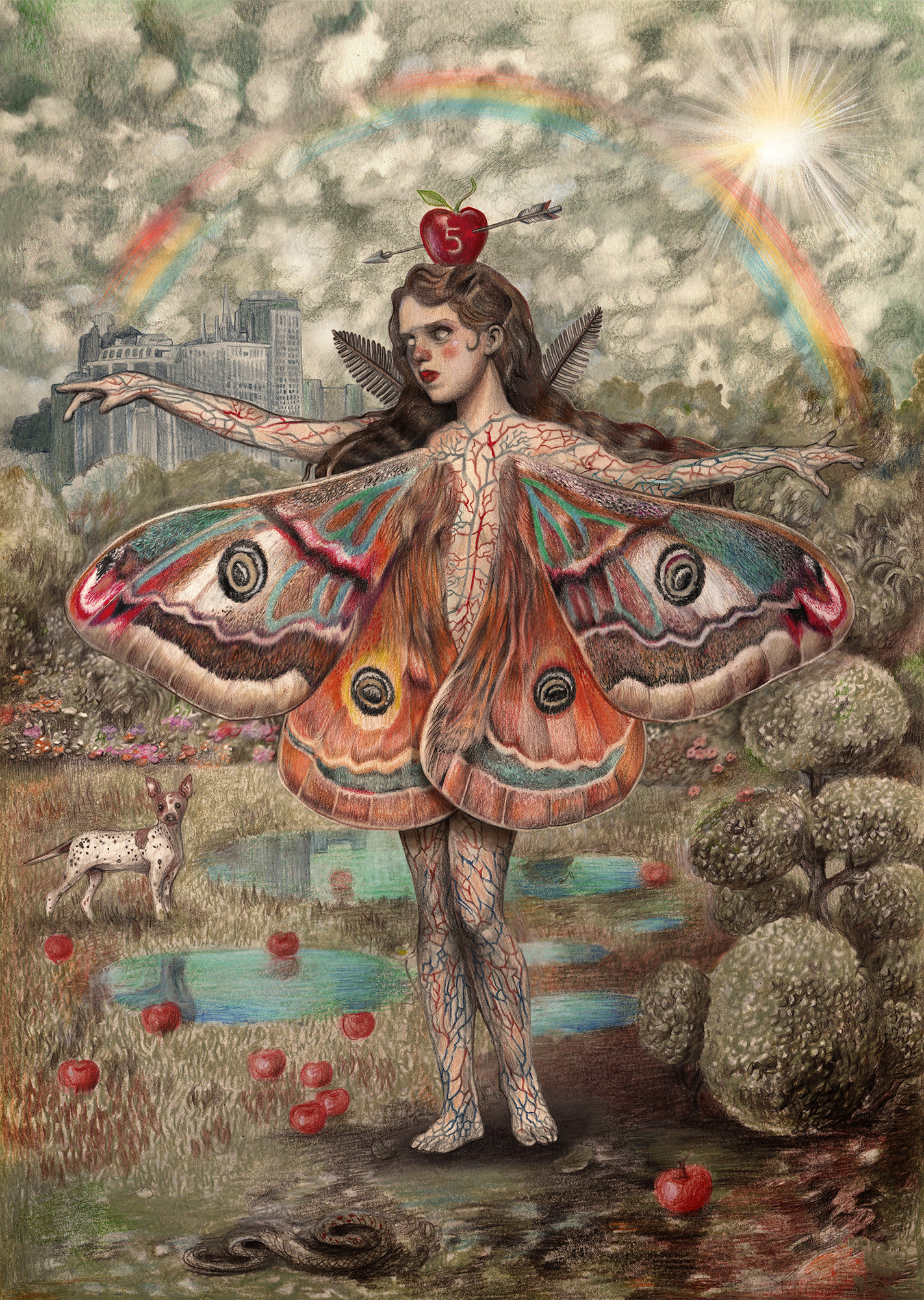 The Nymph in Suburbs