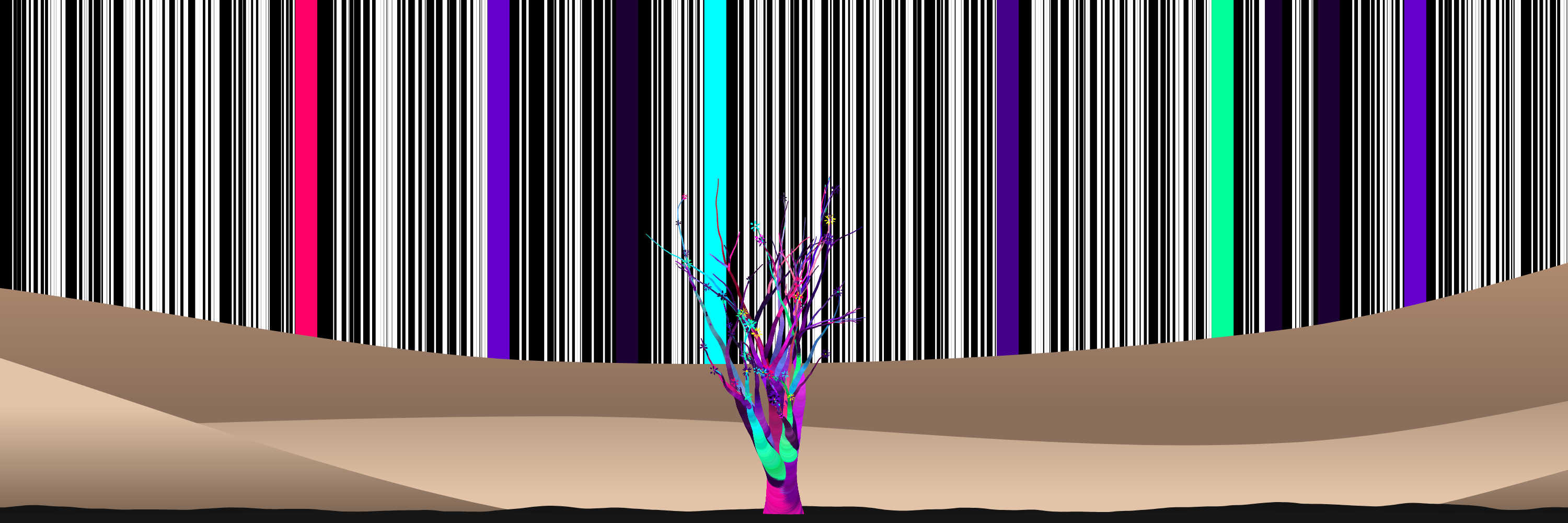 Coded Flowering Banner #054