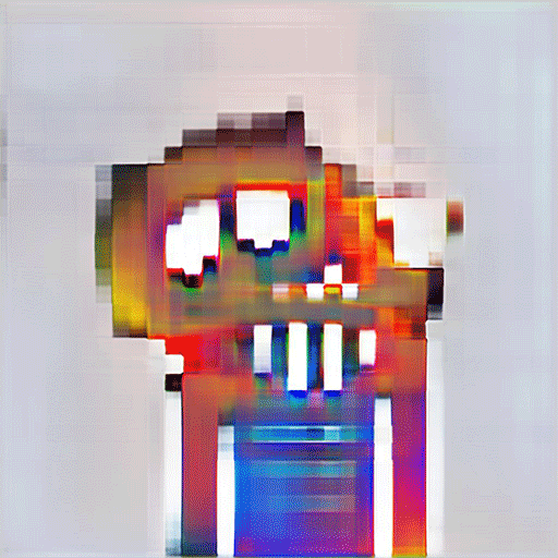 Rainbow Ghost skullGAN (66/128)`