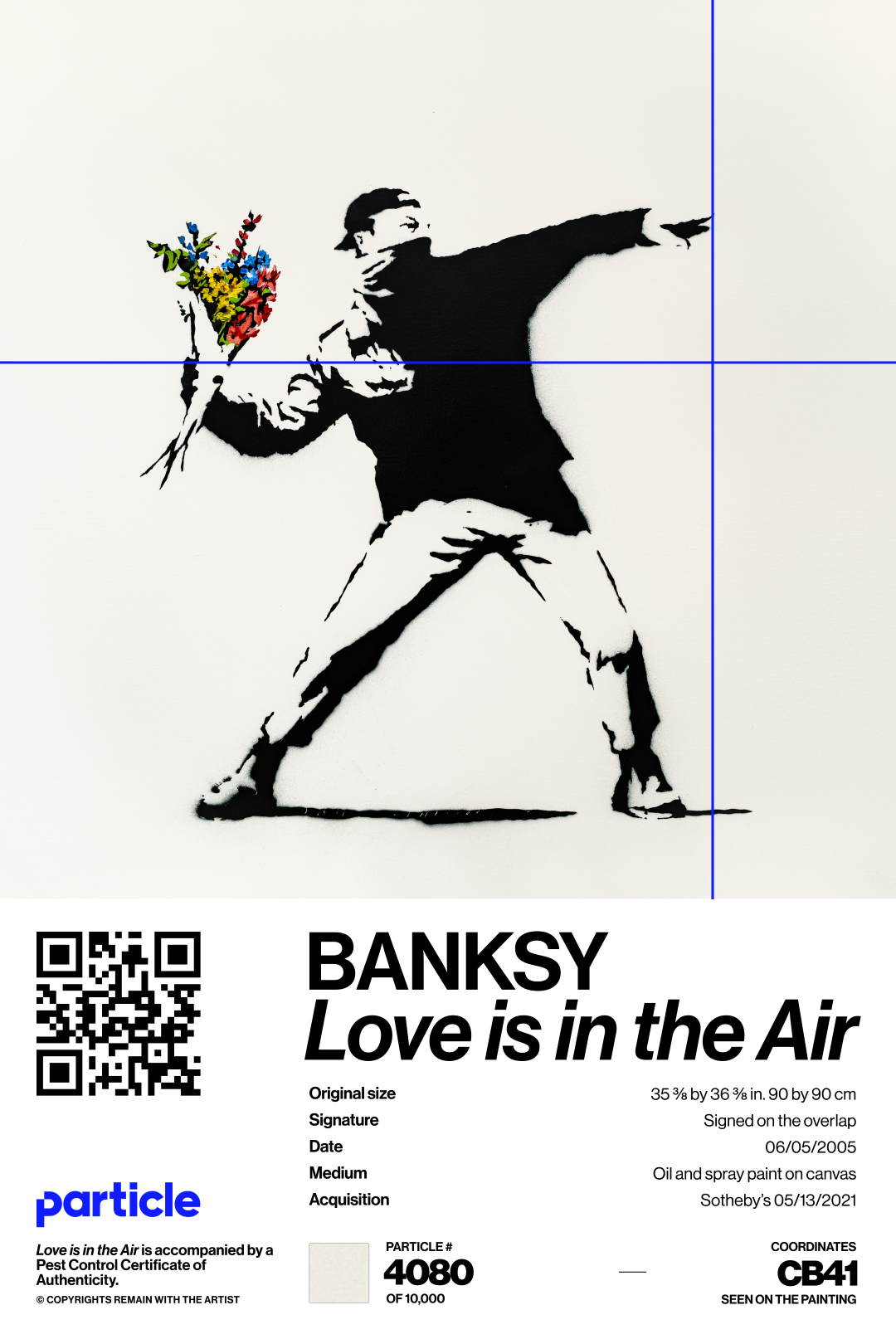 Banksy | Love Is In The Air #4080