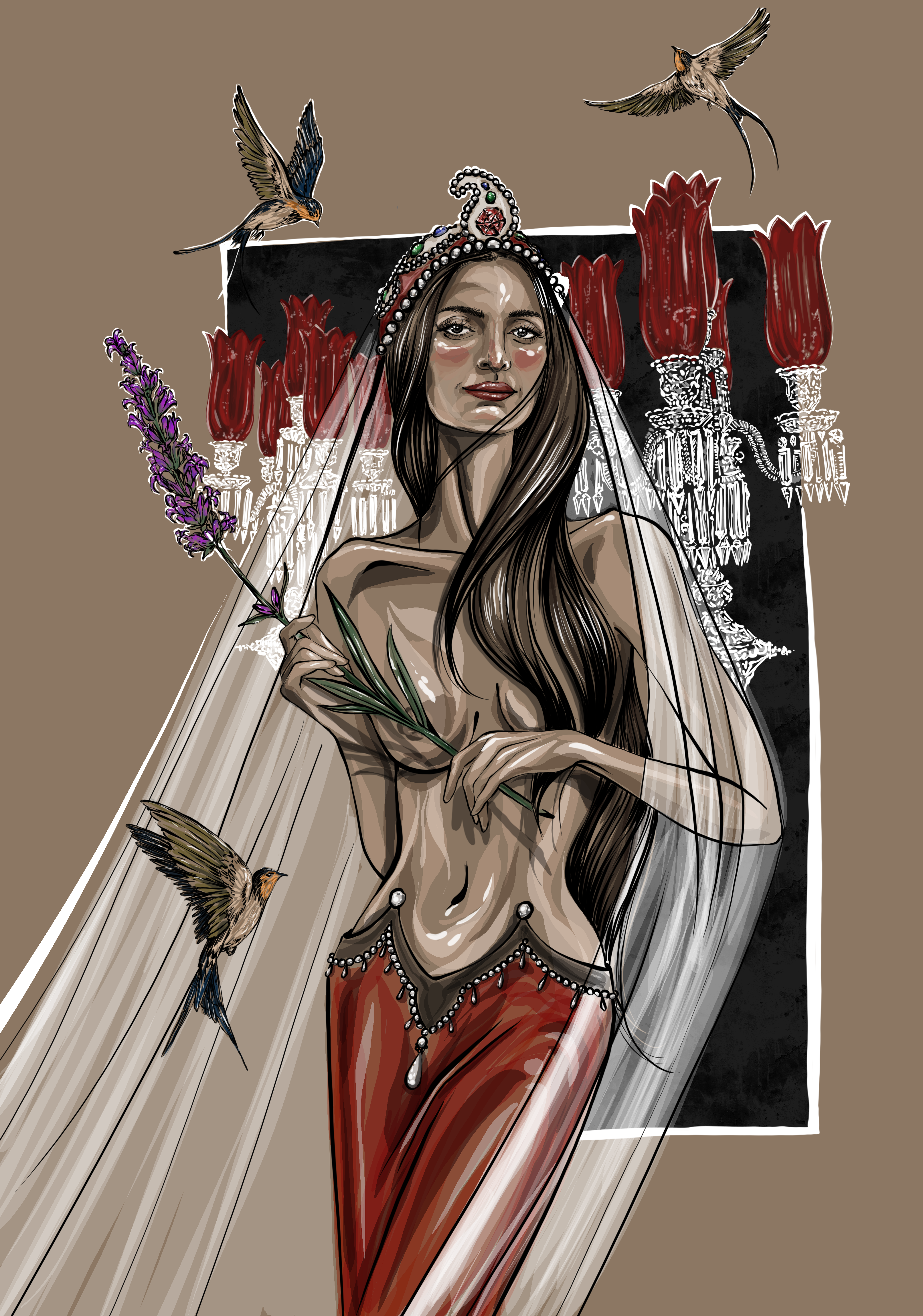 Woman of spring 