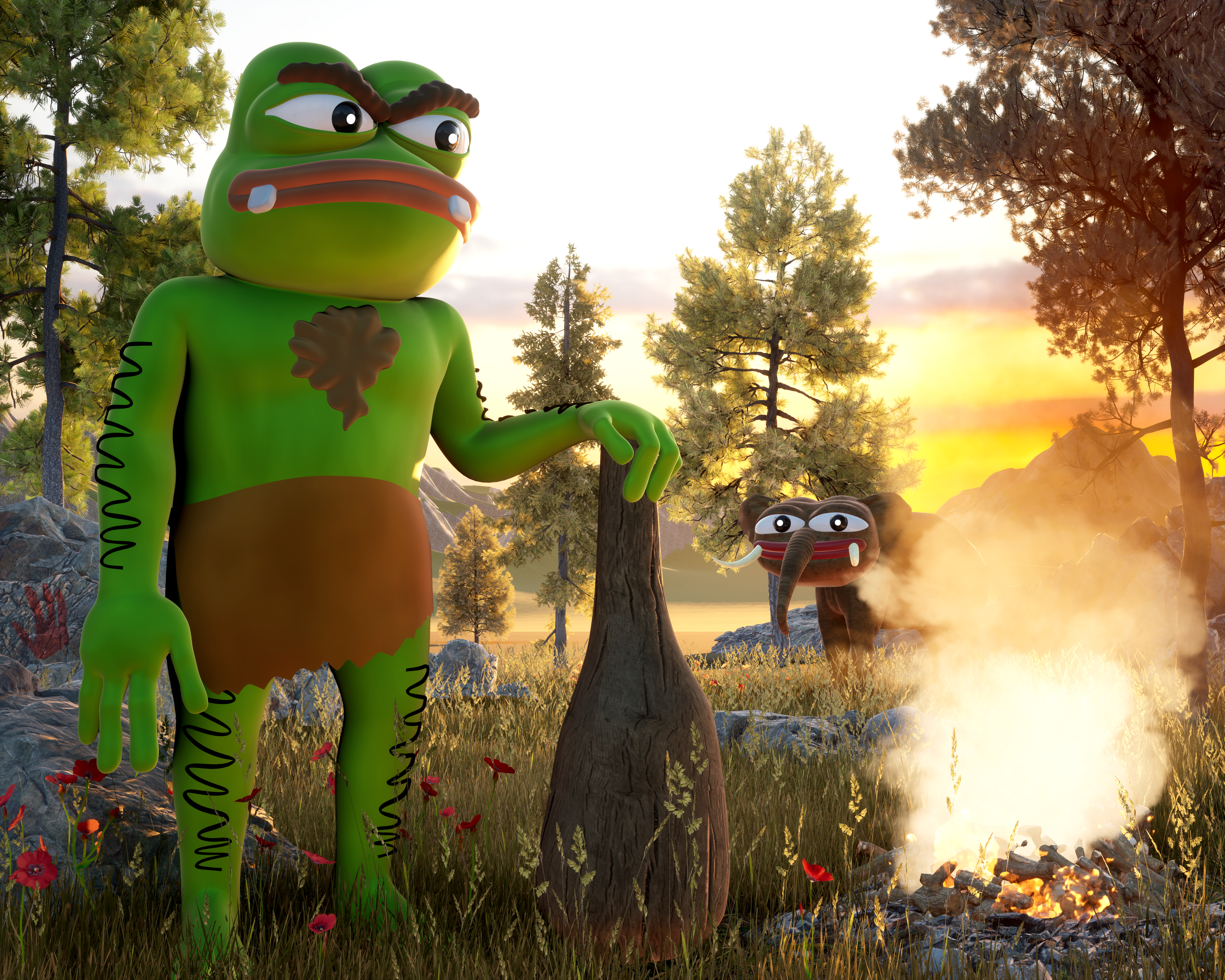 Caveman Pepe 🦣🔥