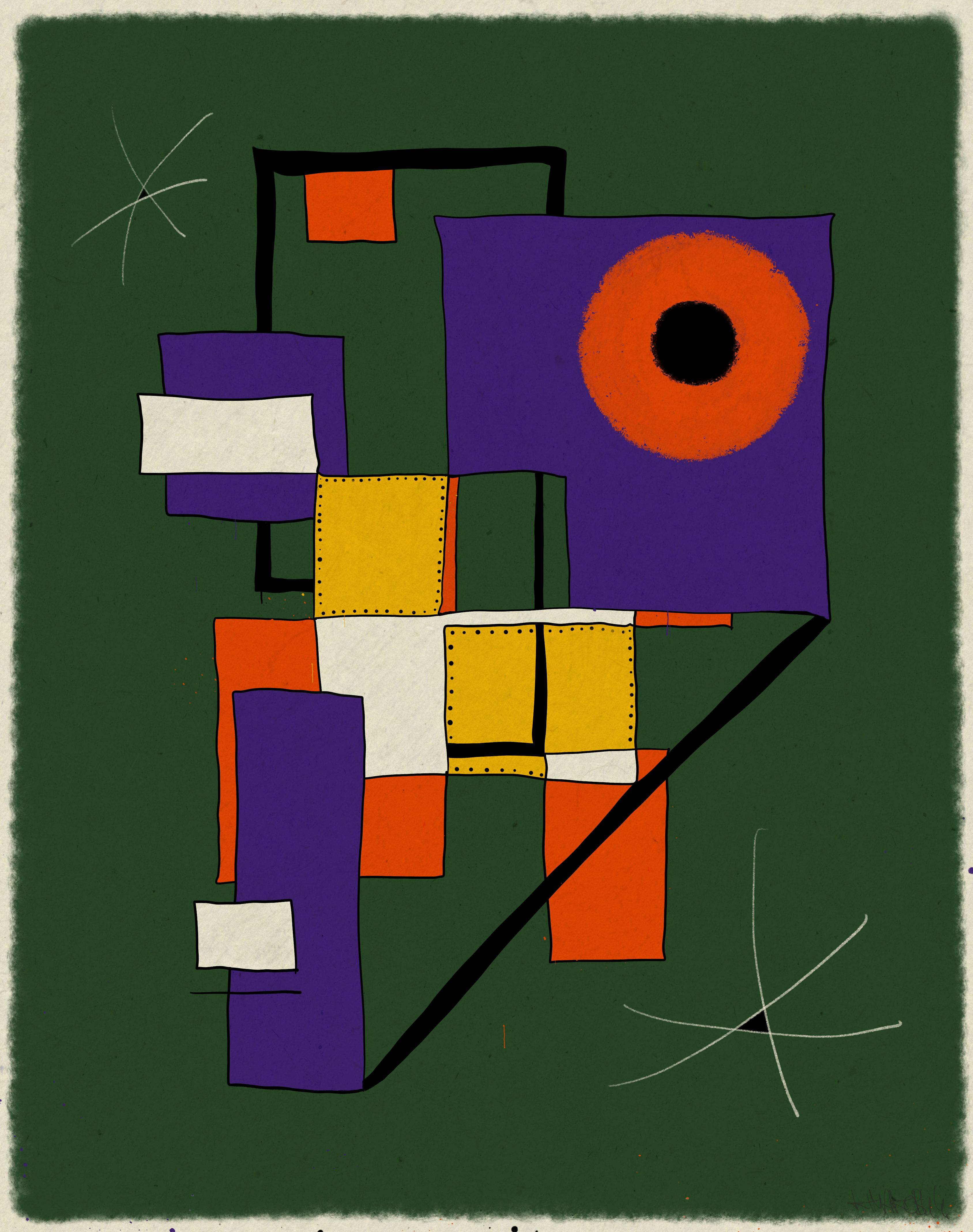 Non-Objective Composition (Hasta)