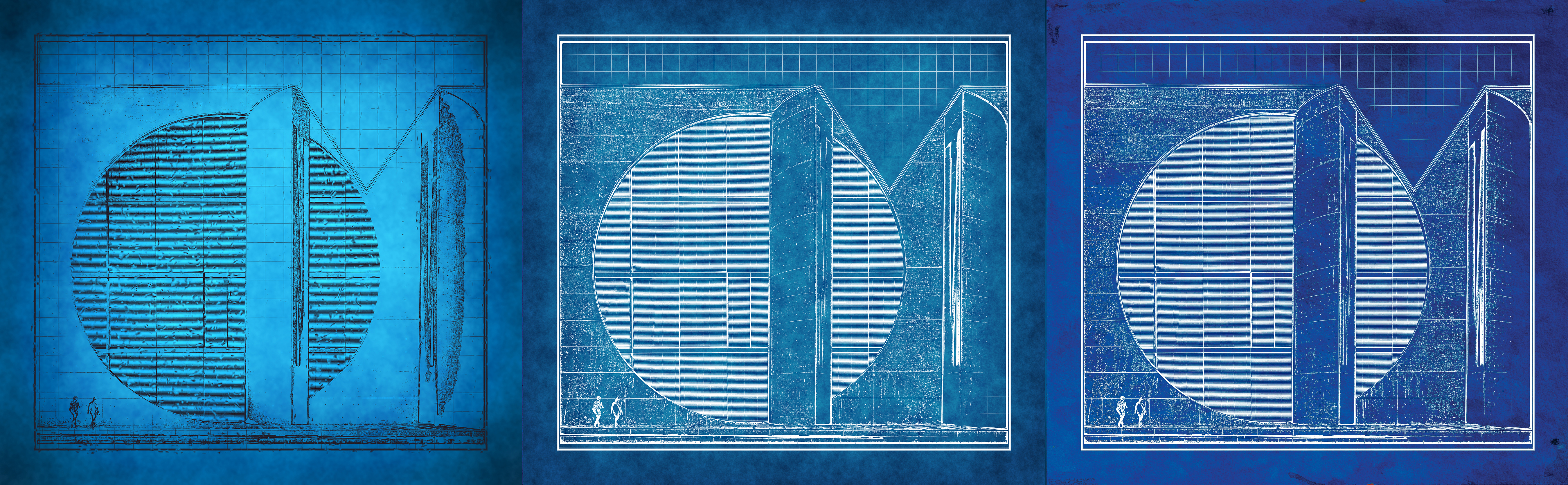 Tryptic Study of OMbuidling in Bleu