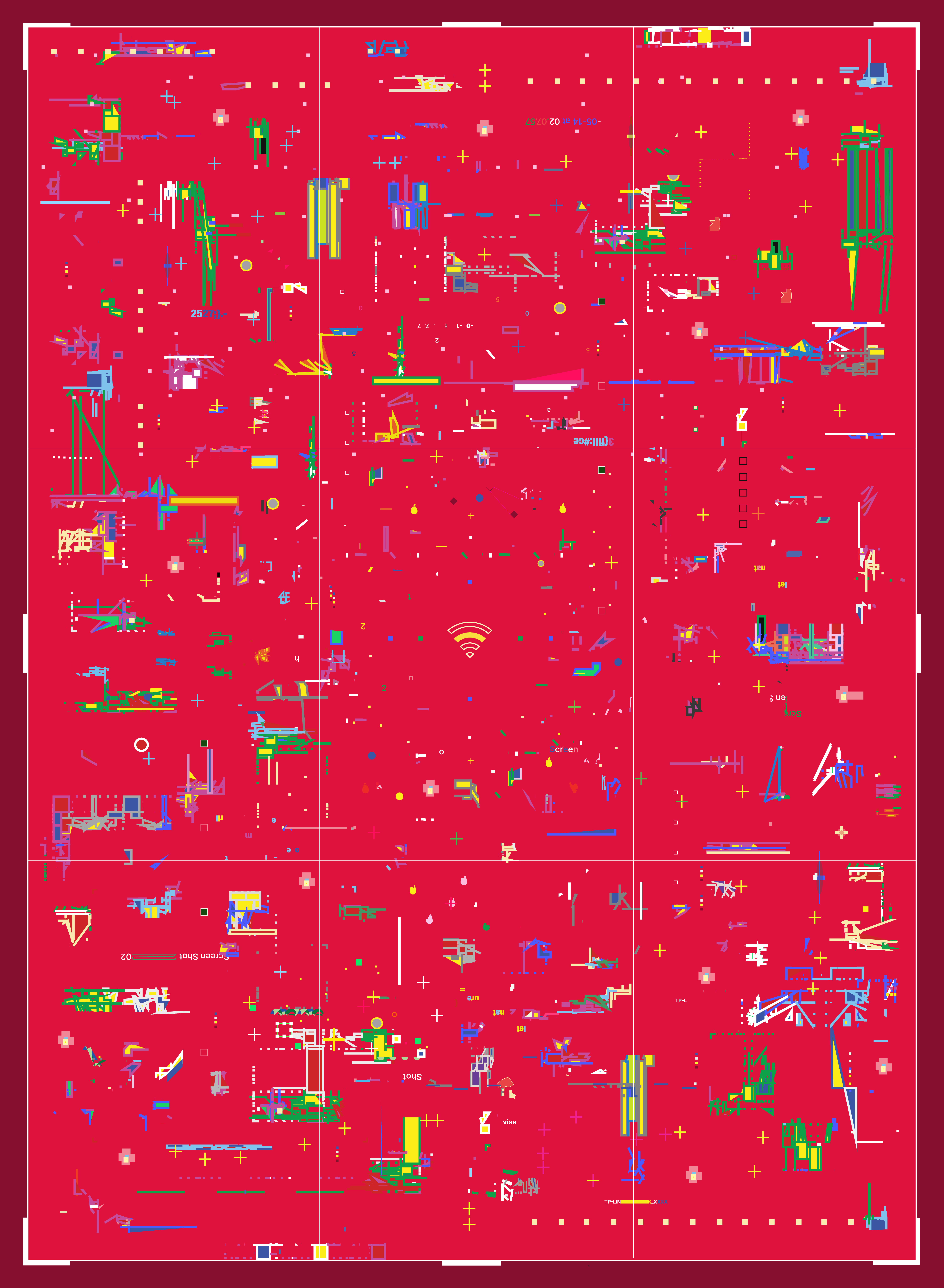 My computer takes a screenshot of my art through Wi-Fi