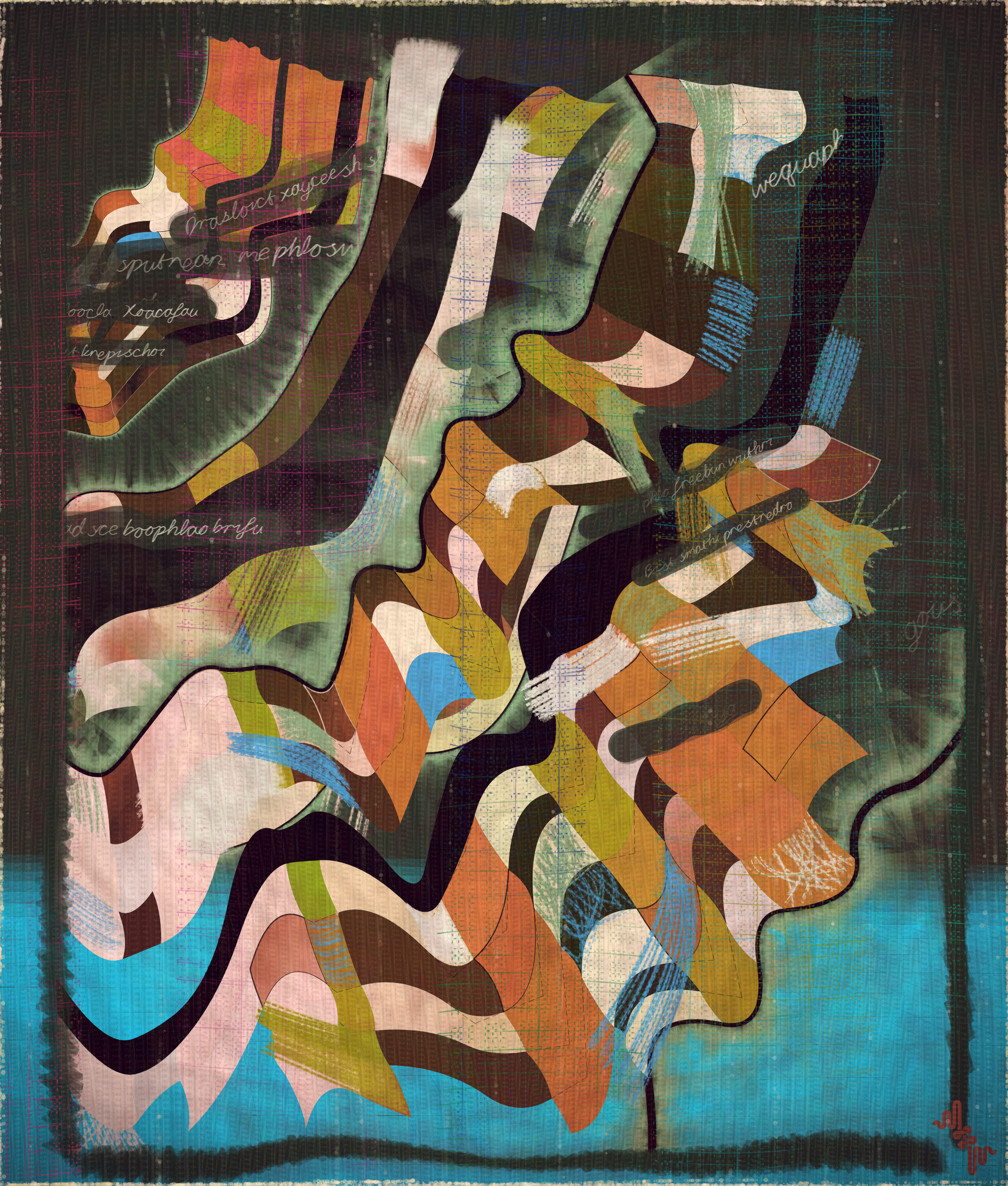 Amplitudes of Canvas #165