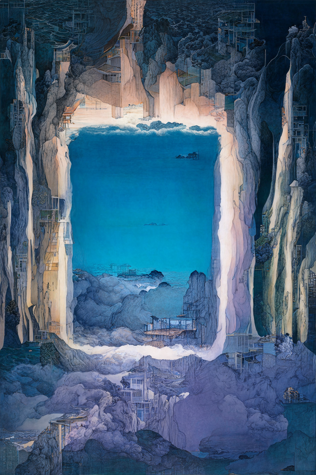 Julia Vergazova - 'Land and Water Architecture: Portable Sea' - Art2act Genesis Pass #159