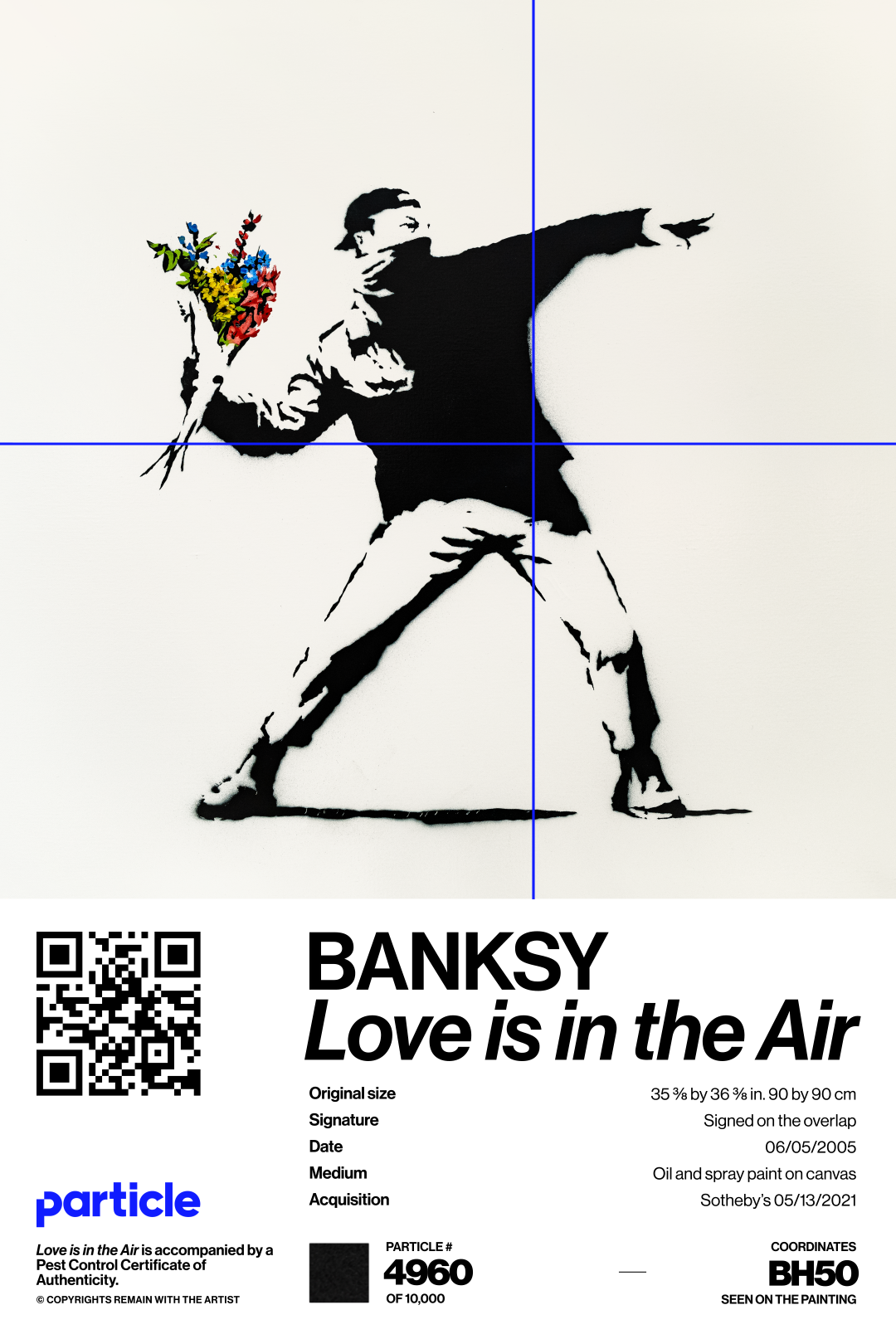 Banksy | Love Is In The Air #4960