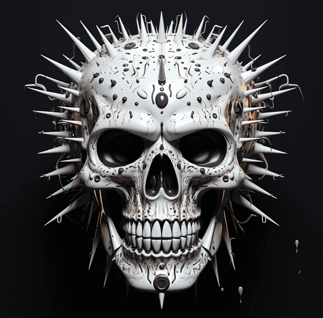 Spiked Skulls by SmokeSolid #21