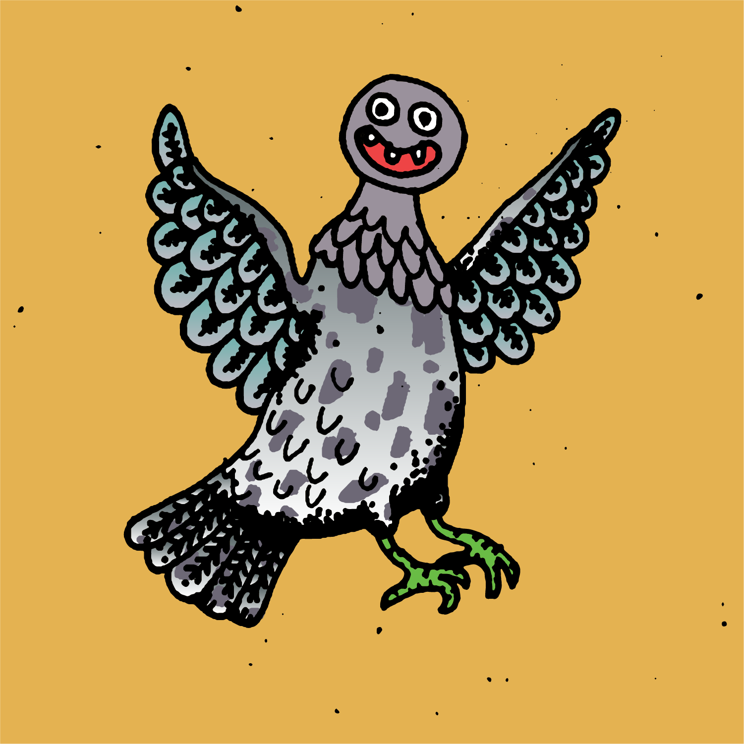 Hood Pigeon #285