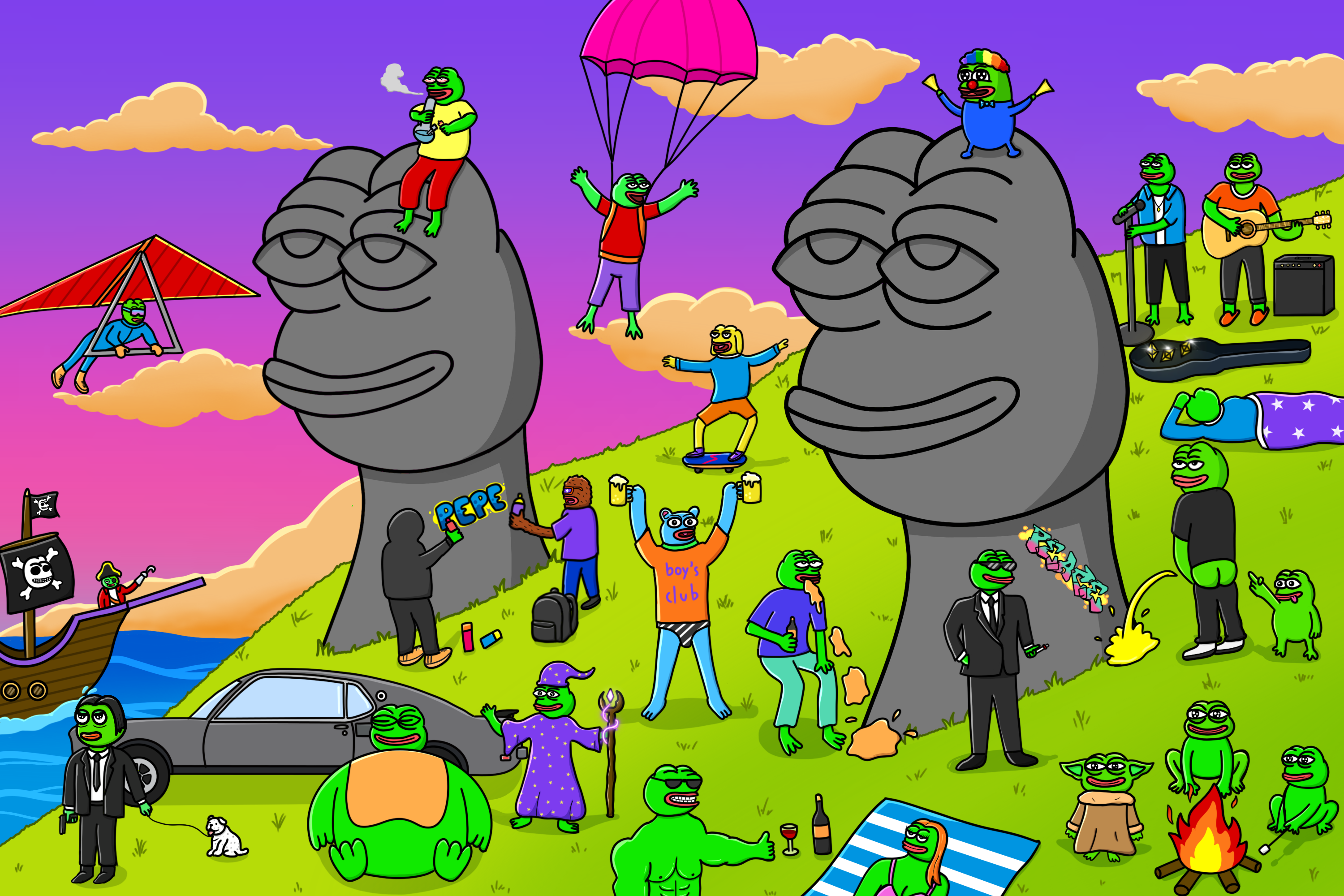 Moai PePe 🐸
