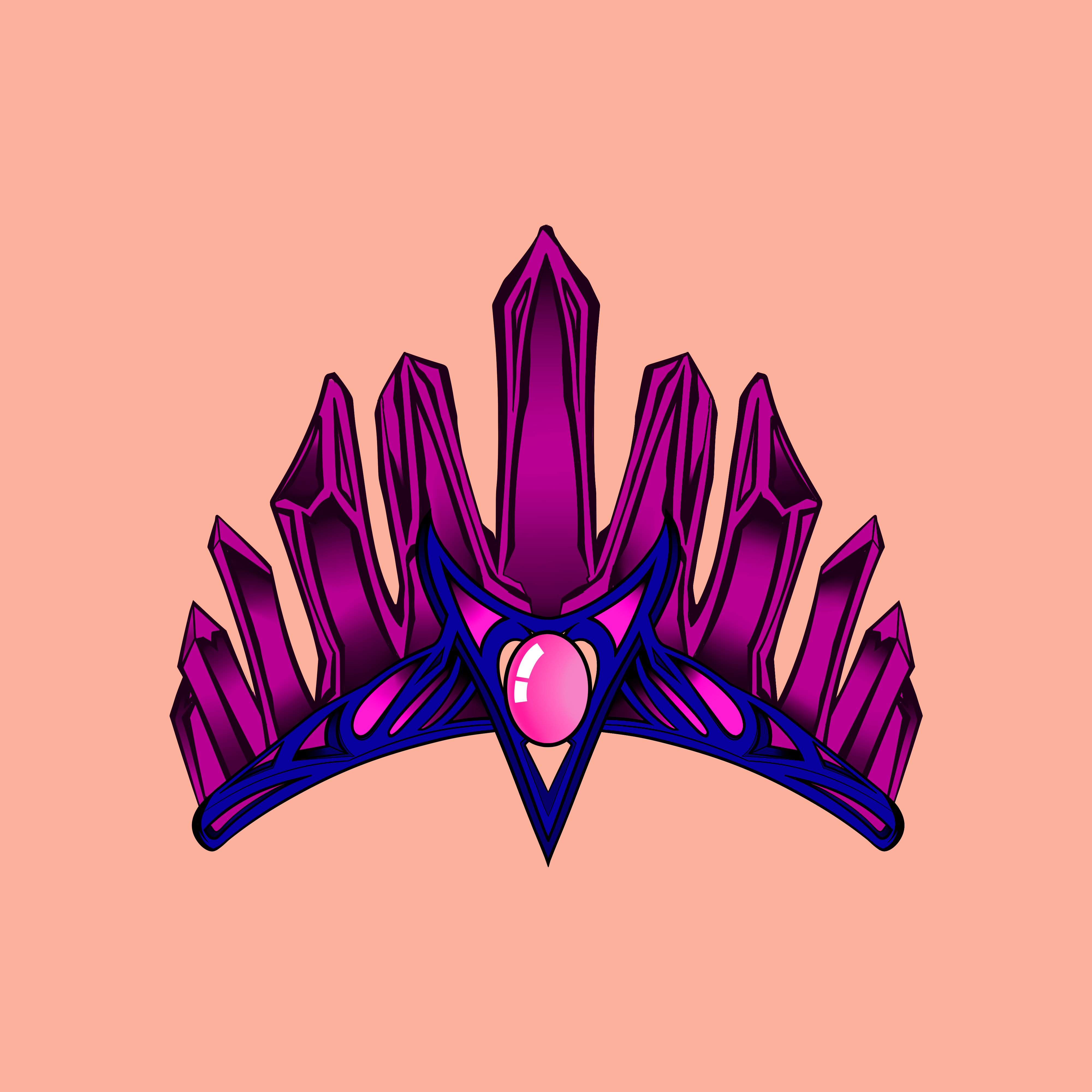 LADY CROWN #7608