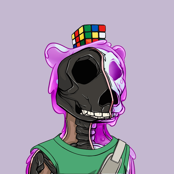 Zombie Okay Bear #3526