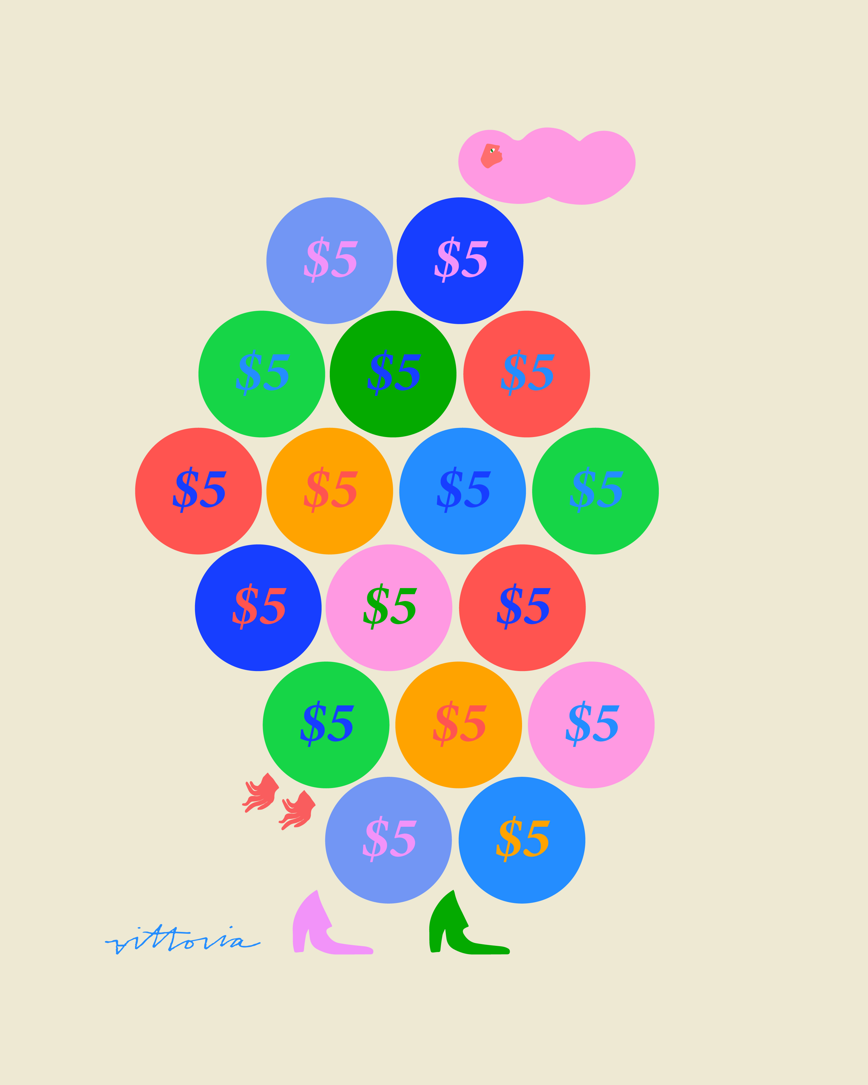 '$5' - Edition of 50